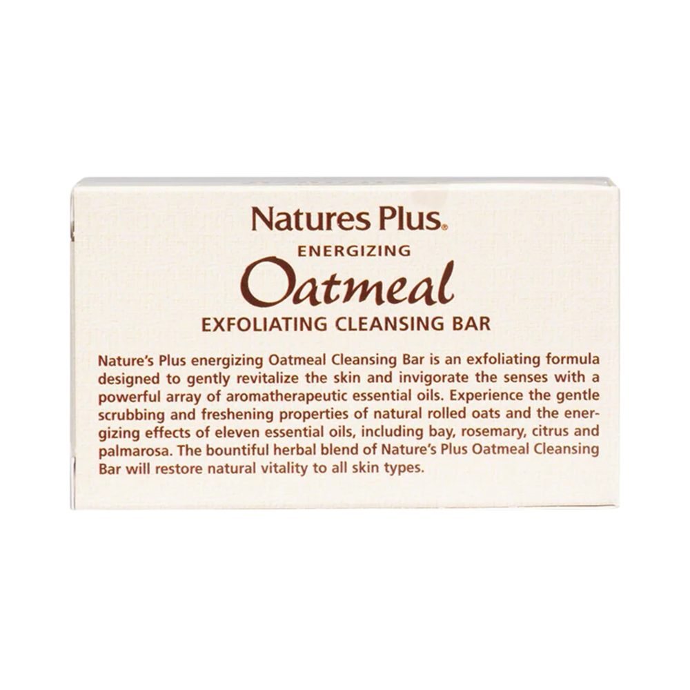 NaturesPlus, Oatmeal Exfoliating Cleansing Bar, 3.5 Oz