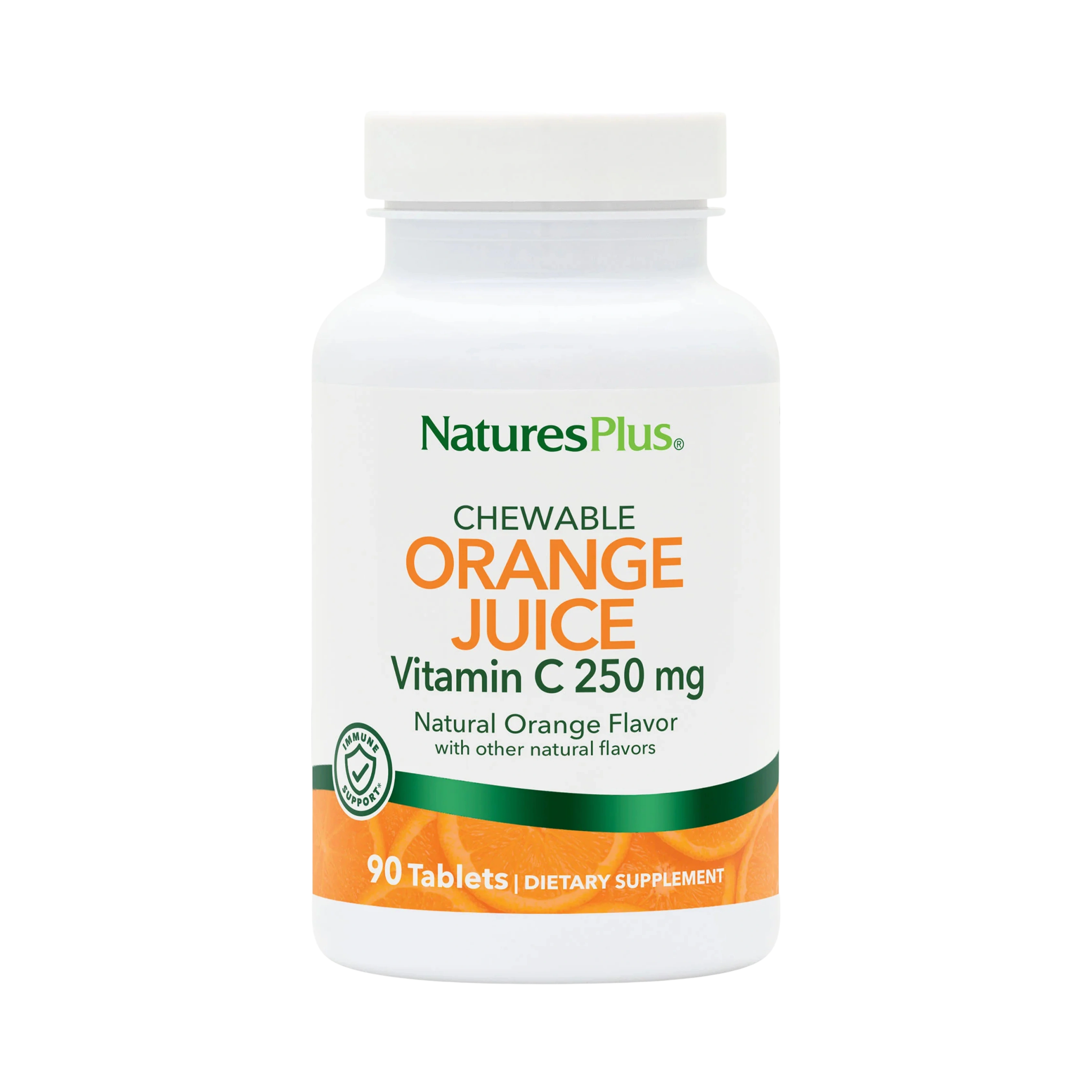NaturesPlus, Orange Juice C, 250 Mg, 90 Chewable