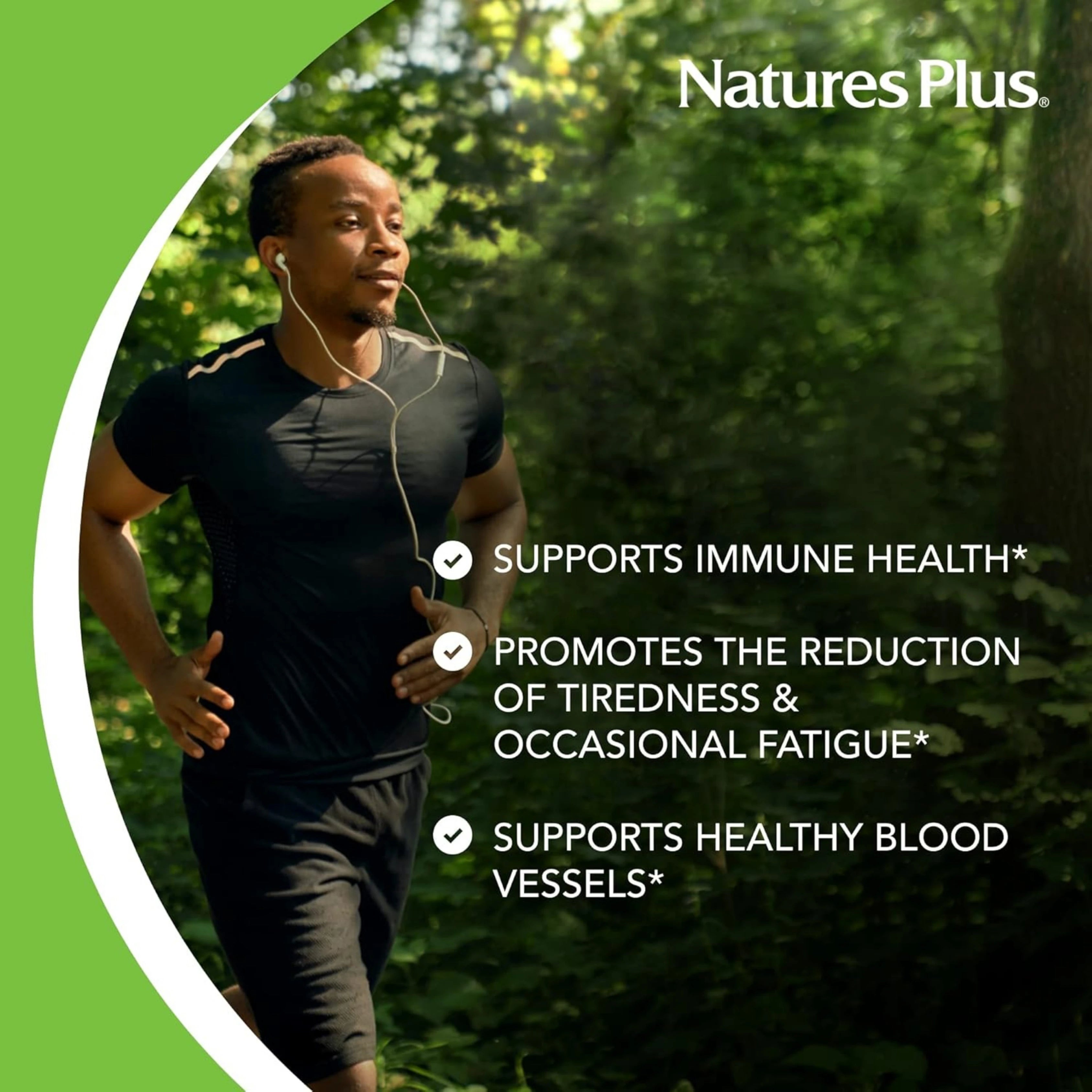 NaturesPlus, Orange Juice Jr Chewable Vitamin C, Natural Orange, 100 Mg, 180 Tablets