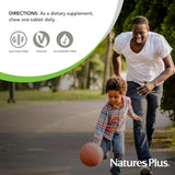 NaturesPlus, Orange Juice Jr Chewable Vitamin C, Natural Orange, 100 Mg, 90 Tablets