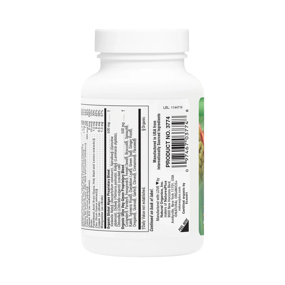 NaturesPlus, Organic Ultra Juice Green, 90 Organic Bi-Layered Tablets