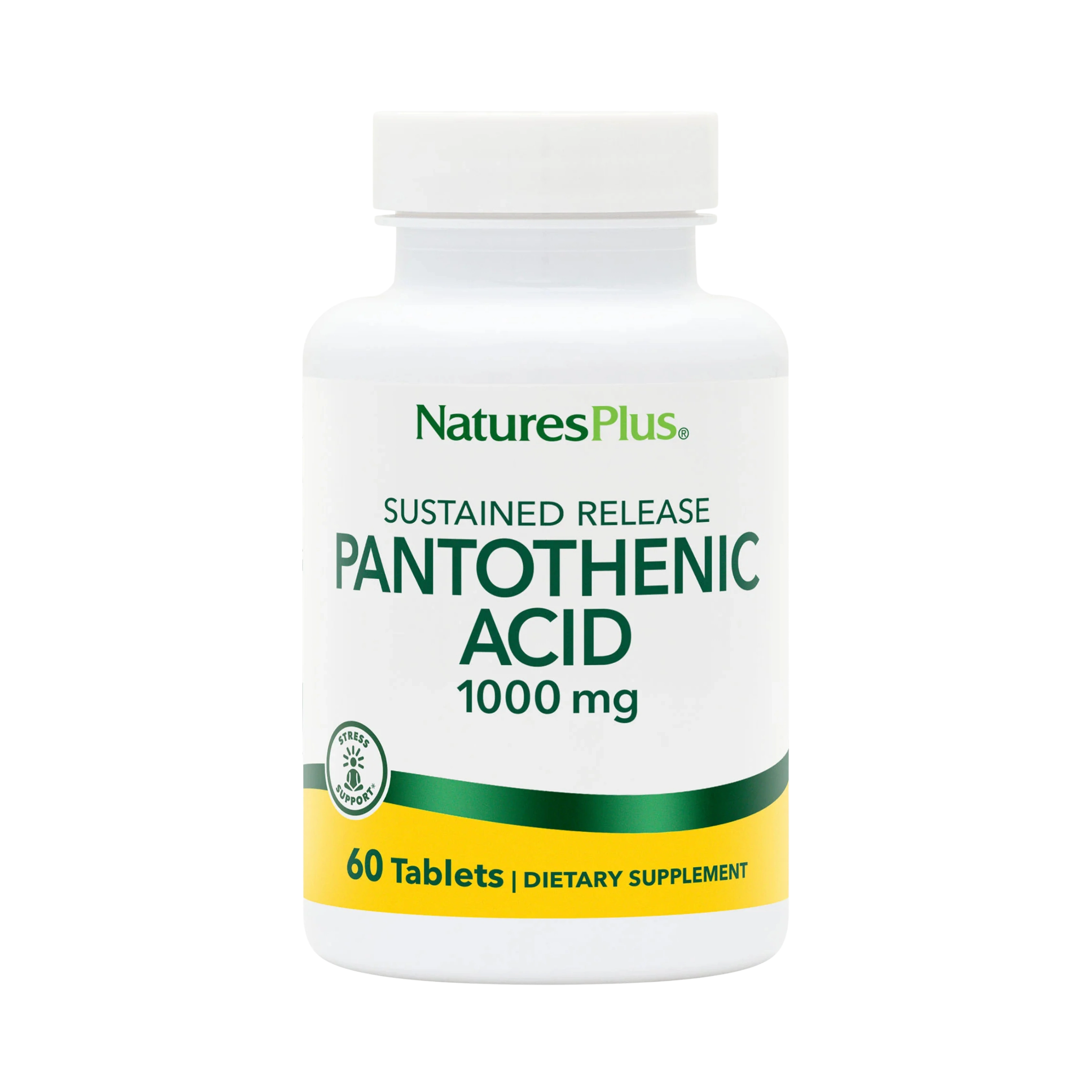 NaturesPlus, Pantothenic Acid, 1,000 Mg, 60 Tablets