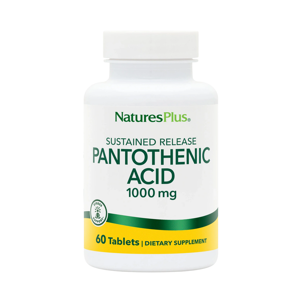 NaturesPlus, Pantothenic Acid, 1,000 Mg, 60 Tablets