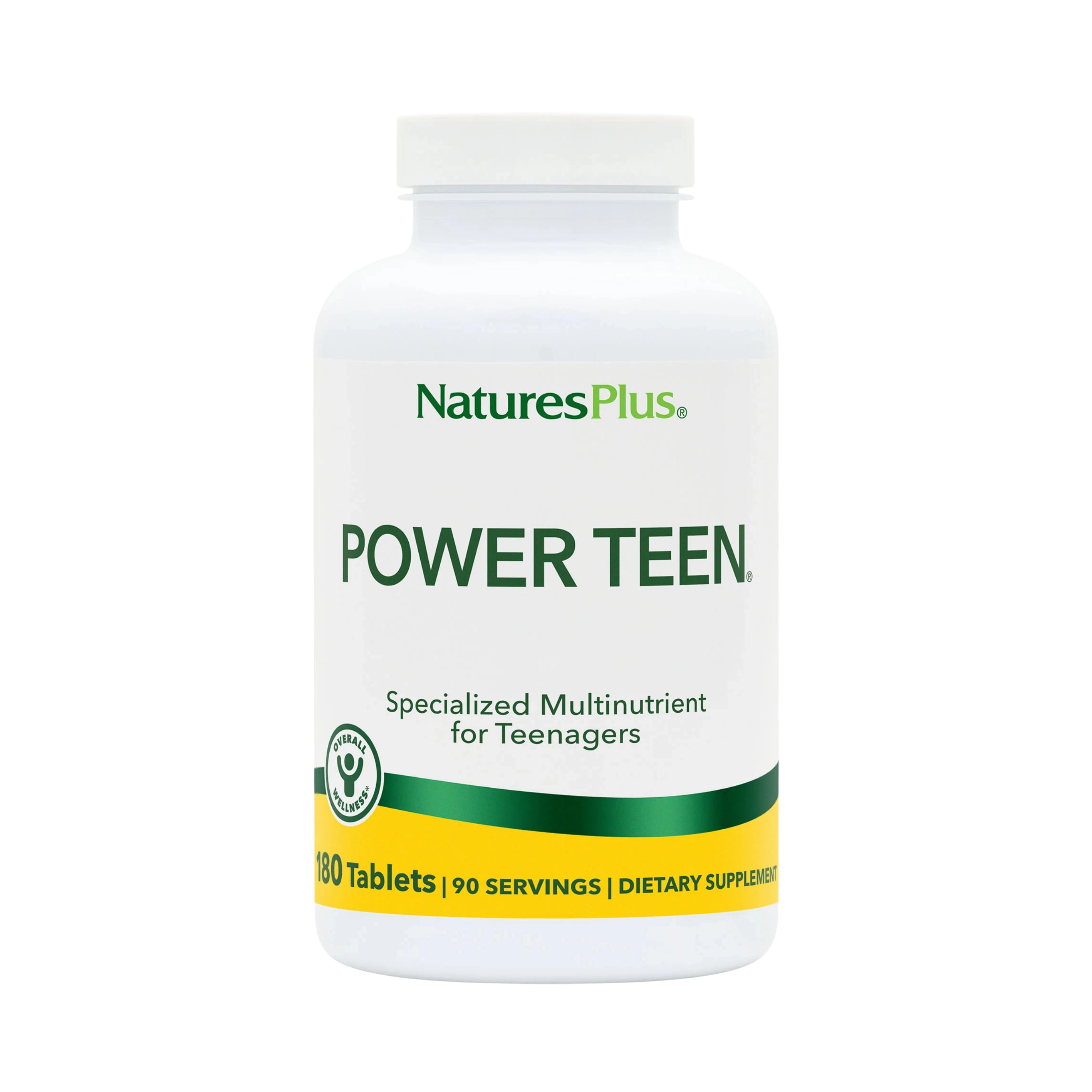 NaturesPlus, Power Teen, 180 Tablets