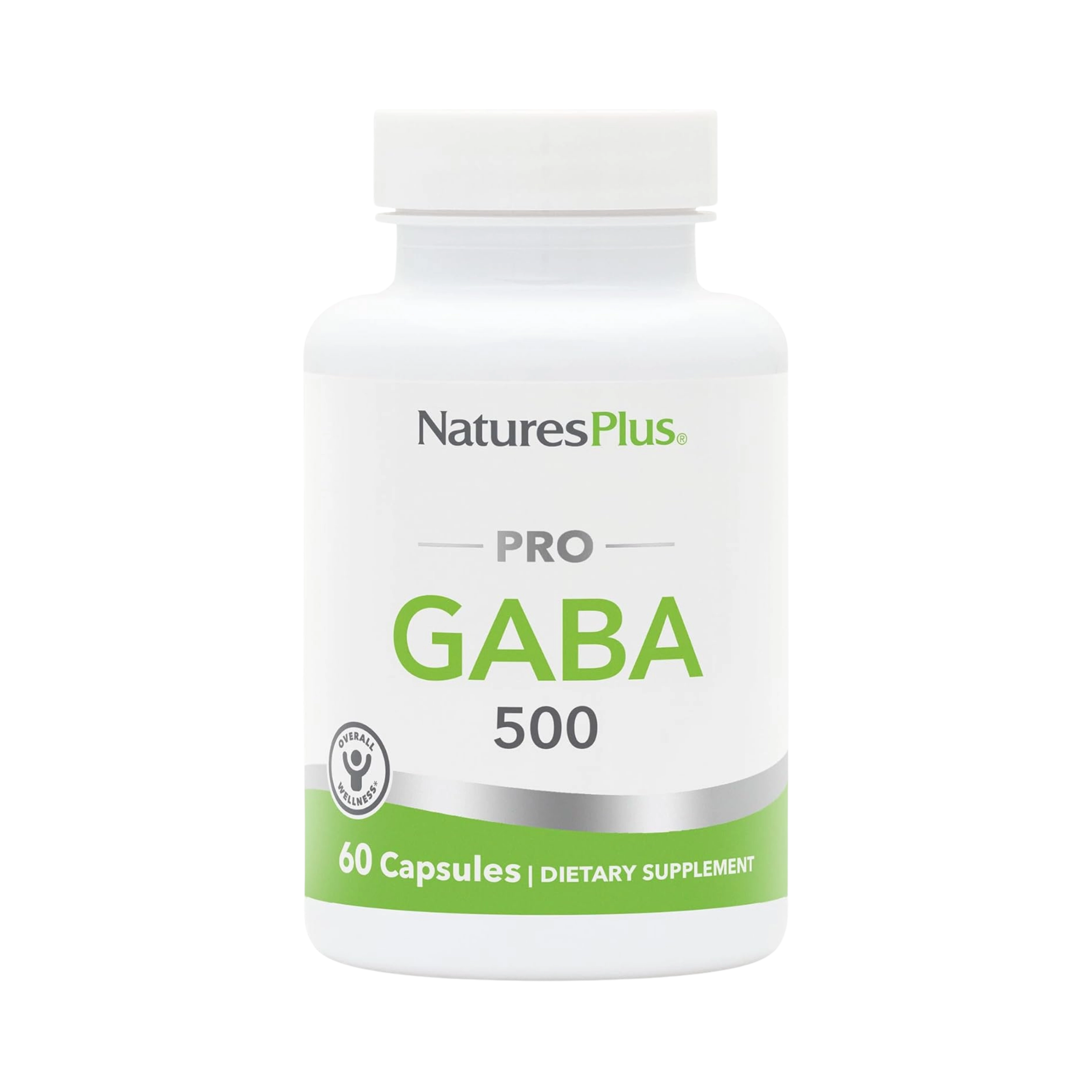 NaturesPlus, PRO GABA 500, 60 Capsules