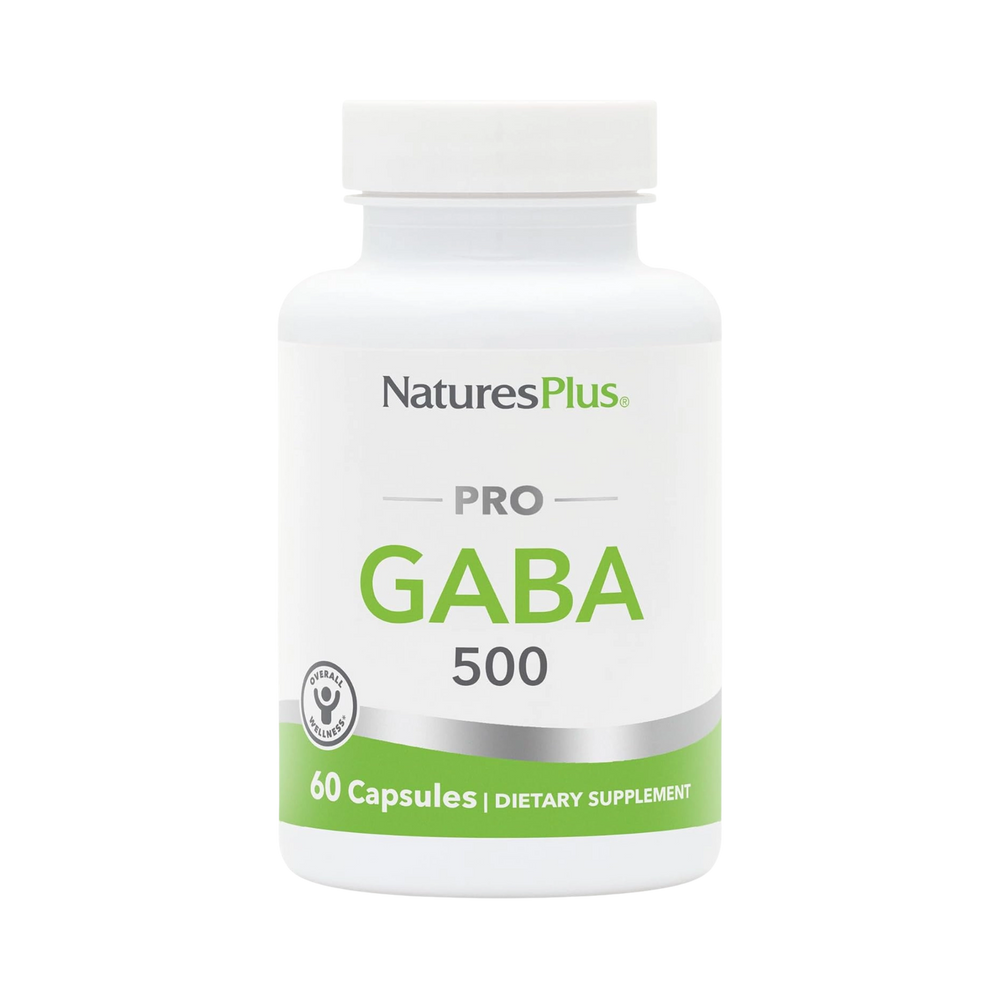 NaturesPlus, PRO GABA 500, 60 Capsules