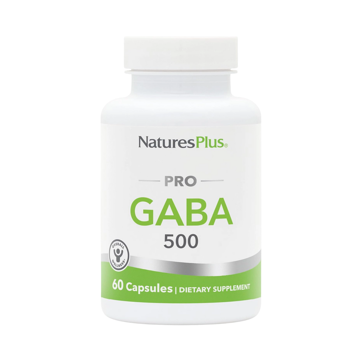NaturesPlus, PRO GABA 500, 60 Capsules
