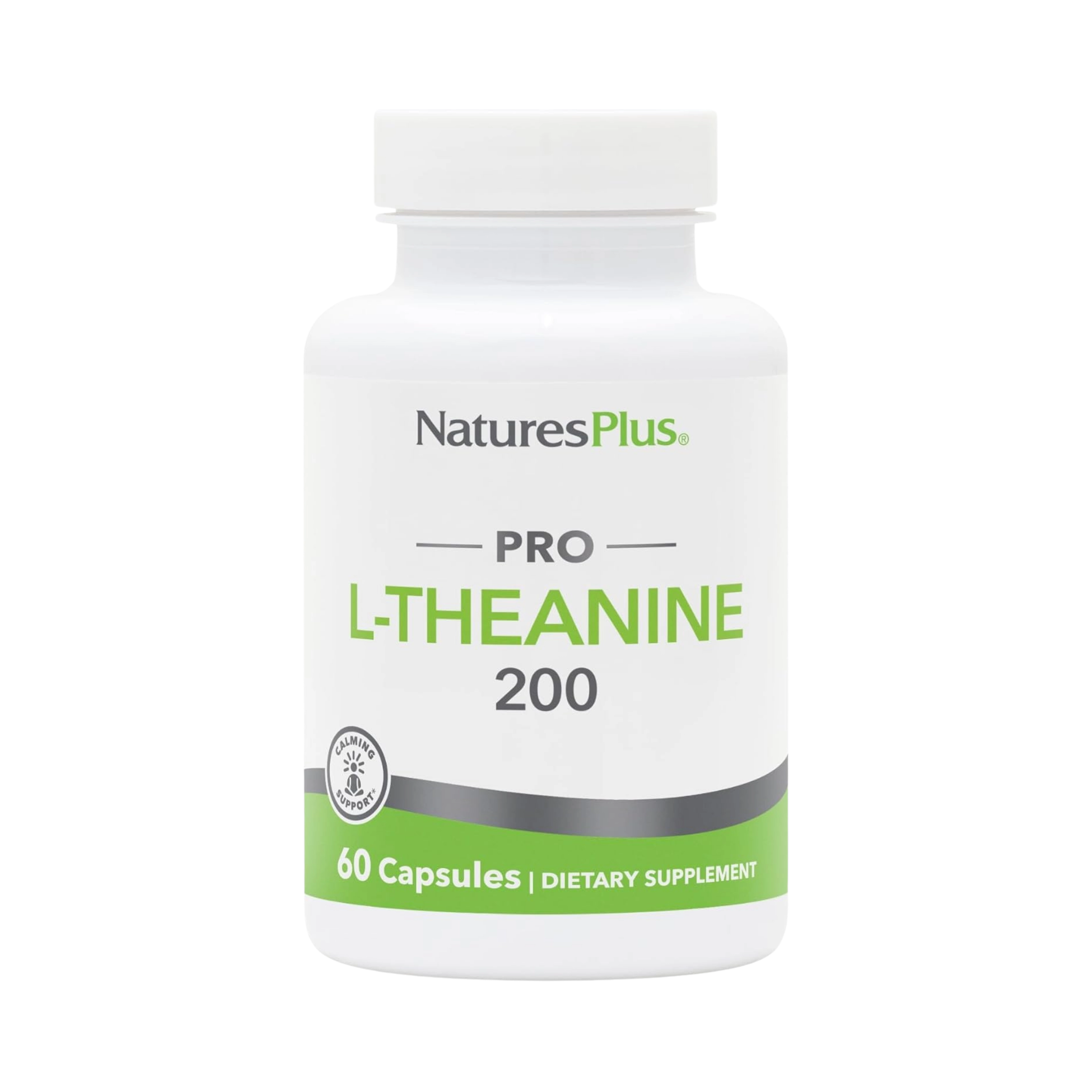 NaturesPlus, Pro L-Theanine 200, 60 Capsules