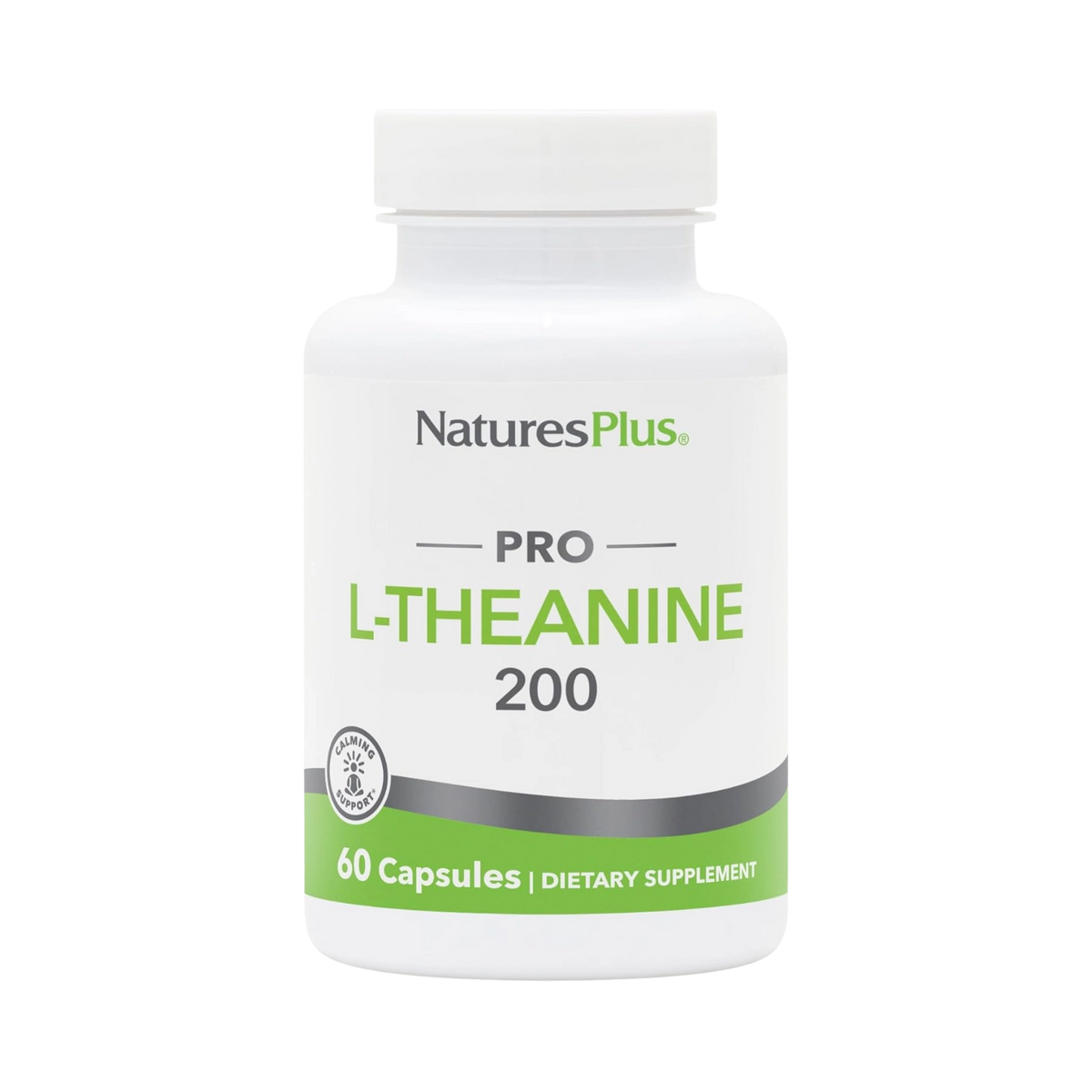 NaturesPlus, Pro L-Theanine 200, 60 Capsules
