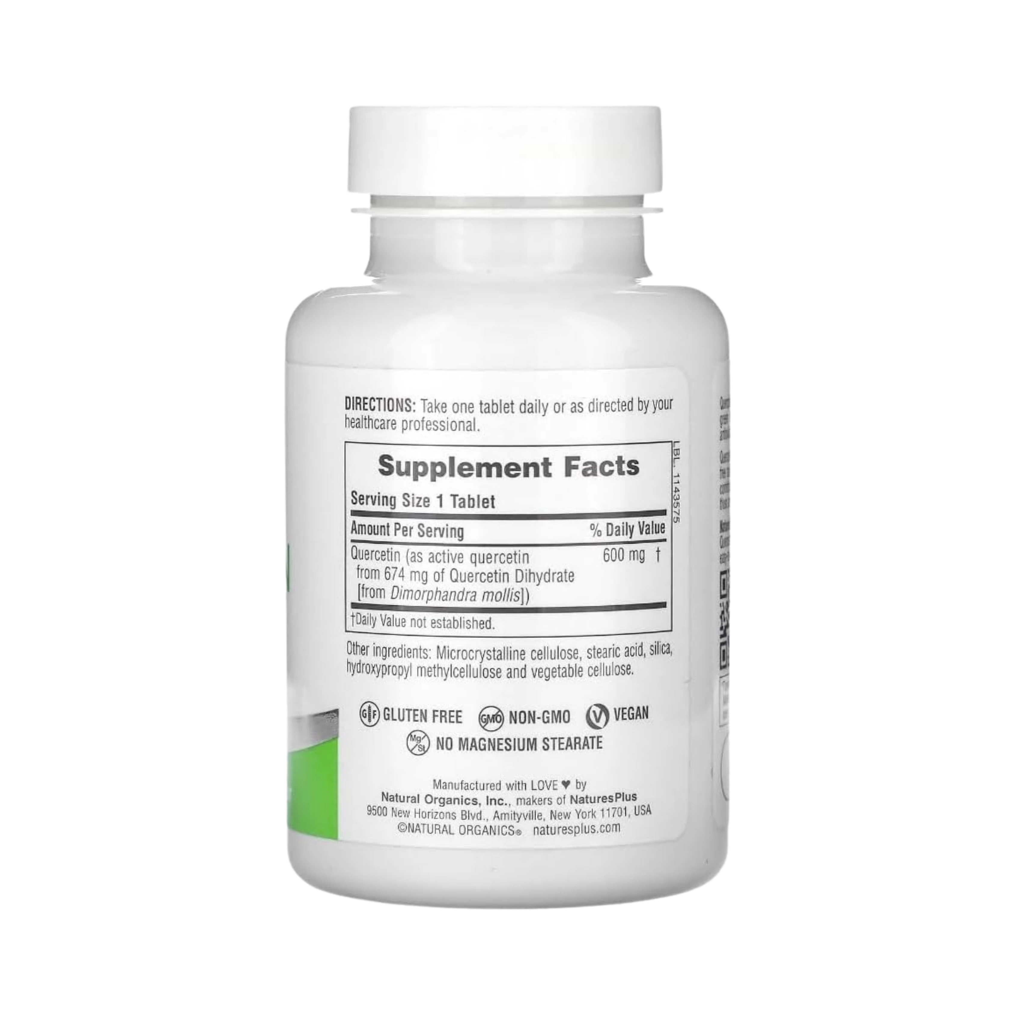 NaturesPlus, Pro Quercetin 600, 60 Tablets