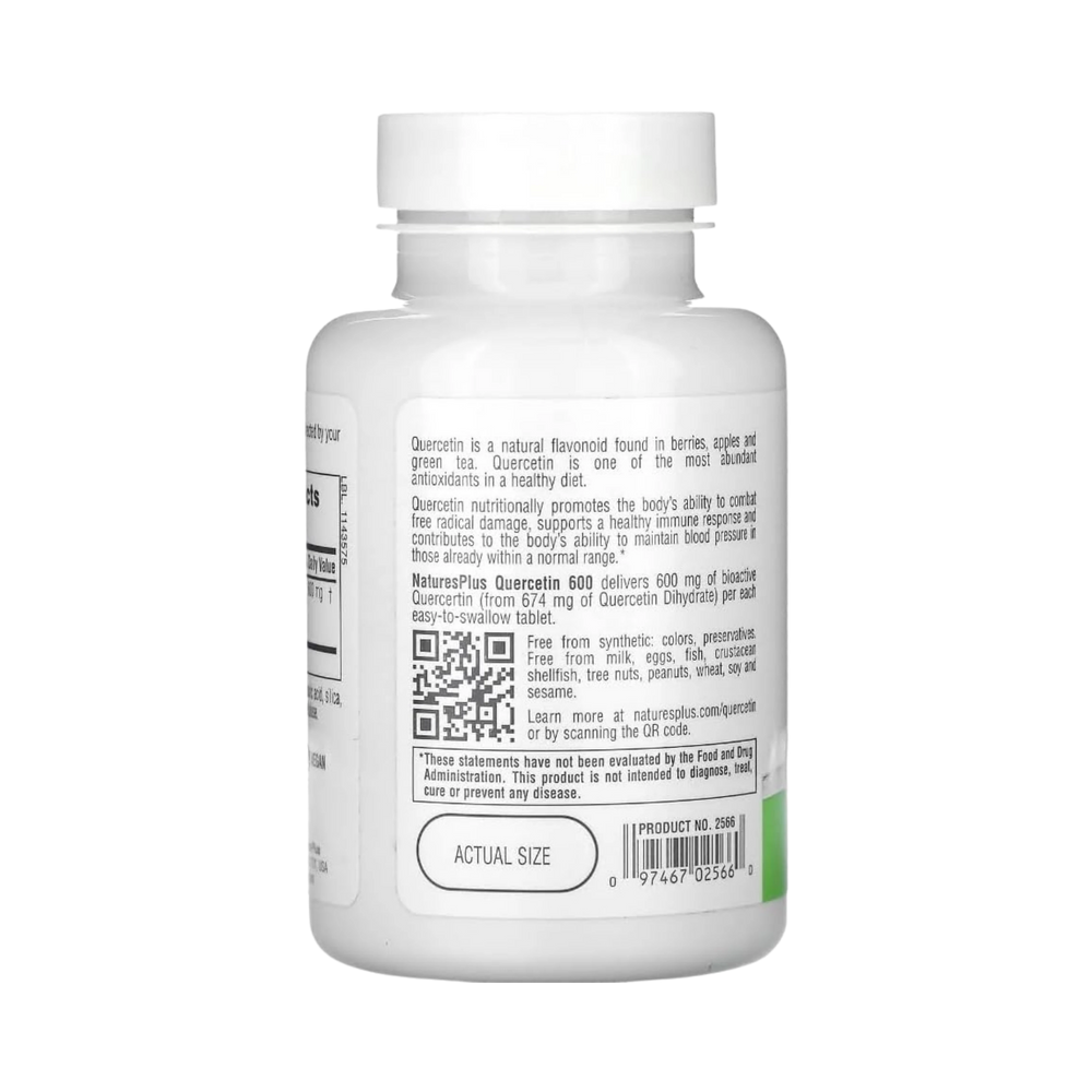 NaturesPlus, Pro Quercetin 600, 60 Tablets