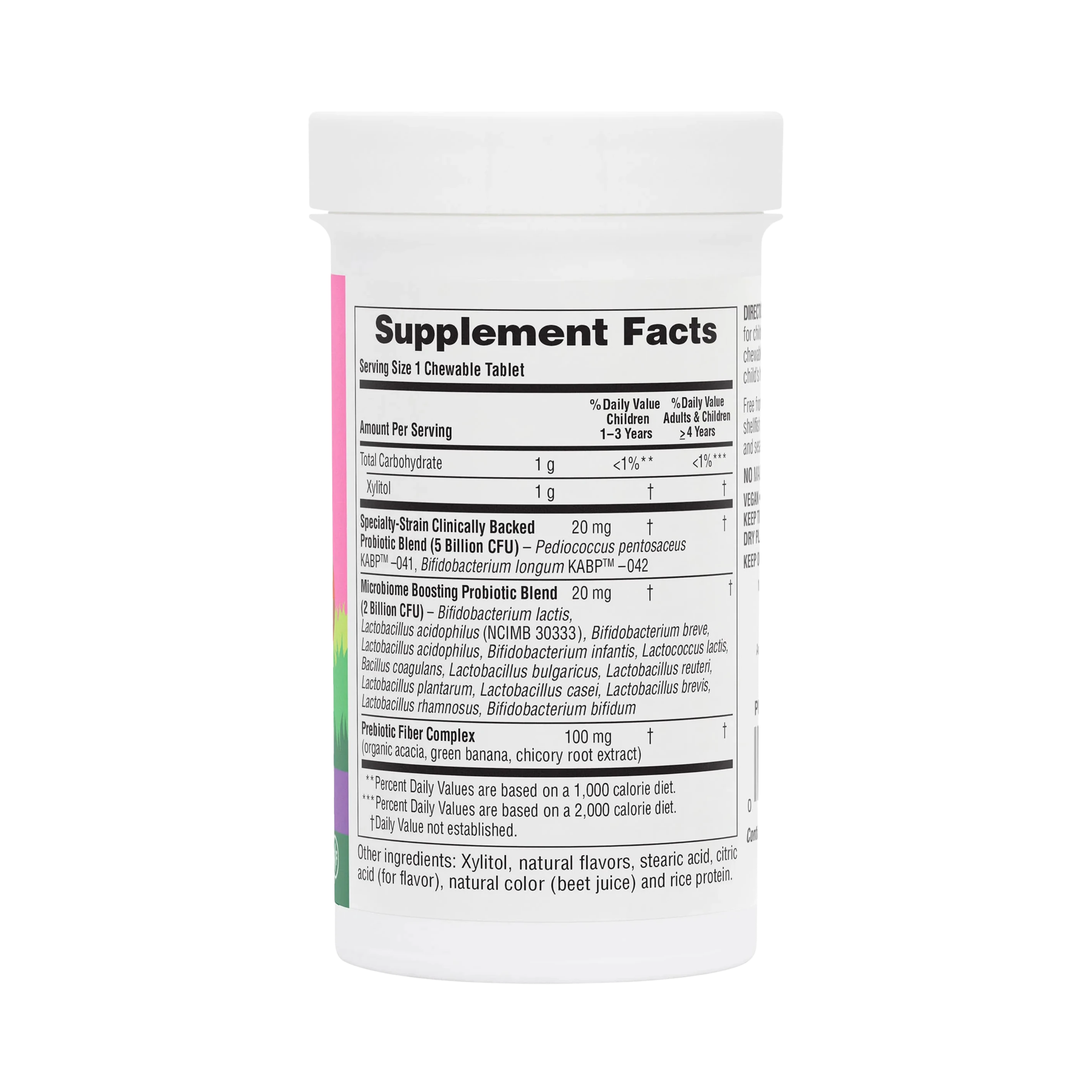 NaturesPlus, Probiotic, Children's Chewable Digestive Supplement, Mixed Berry, 7 Billion CFU, 30 Chewables