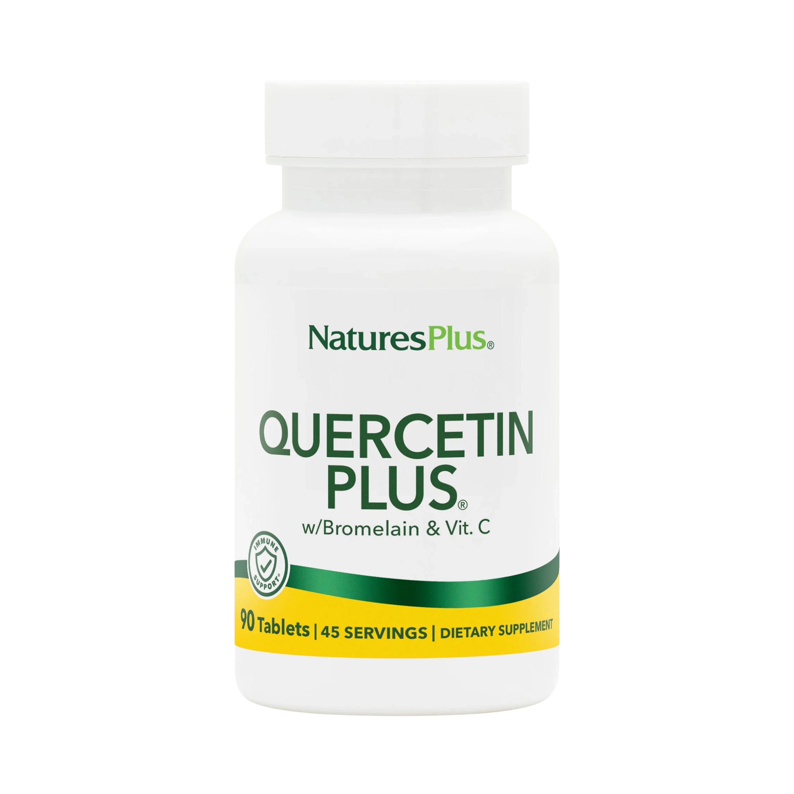 NaturesPlus, Quercetin Plus, 650 Mg, 90 Vegetarian Tablets