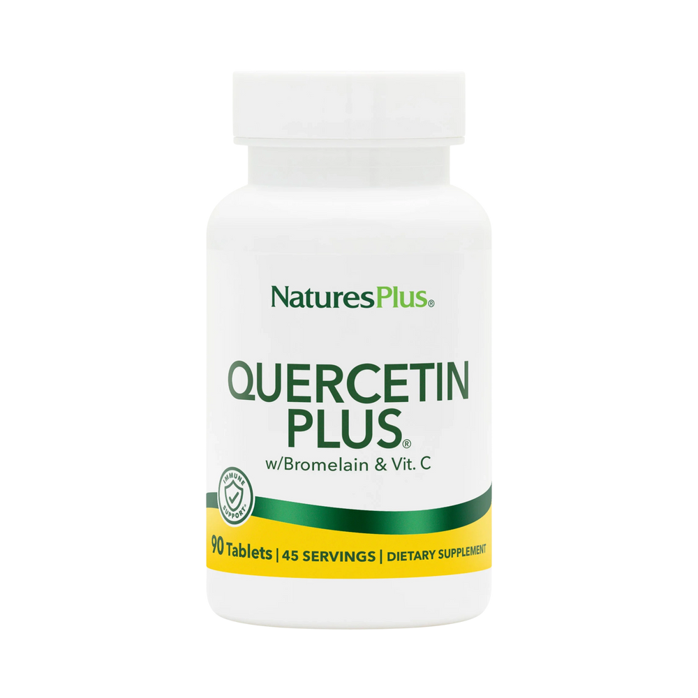 NaturesPlus, Quercetin Plus, 650 Mg, 90 Vegetarian Tablets