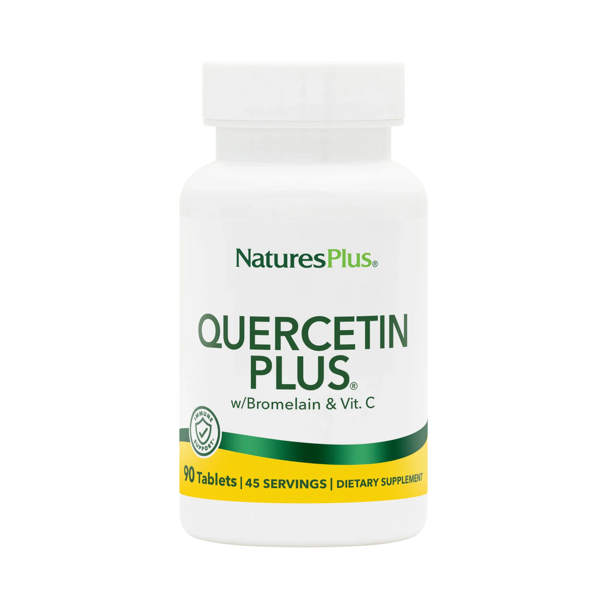 NaturesPlus, Quercetin Plus, 650 Mg, 90 Vegetarian Tablets