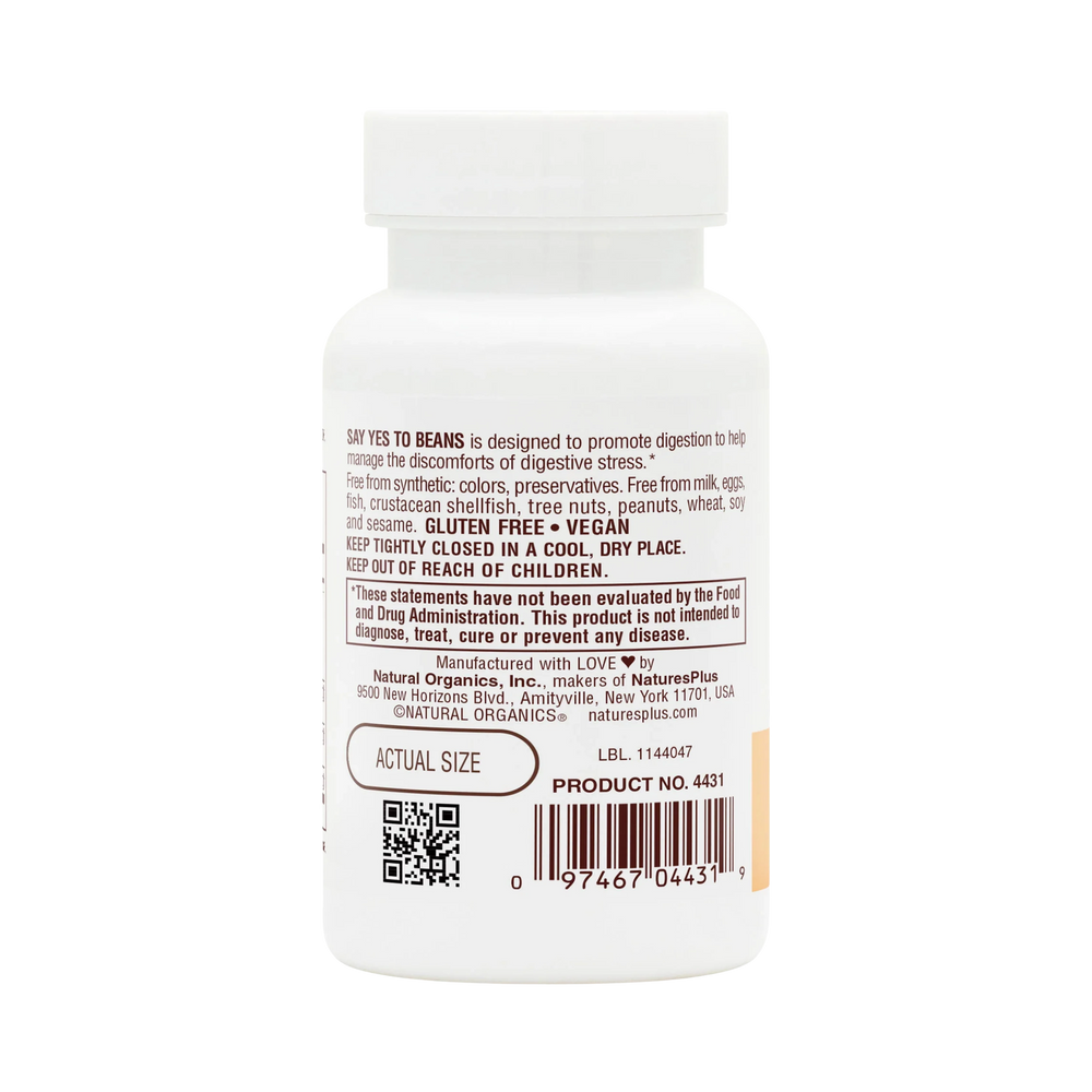 NaturesPlus, Say Yes to Beans, 60 Vegan Capsules