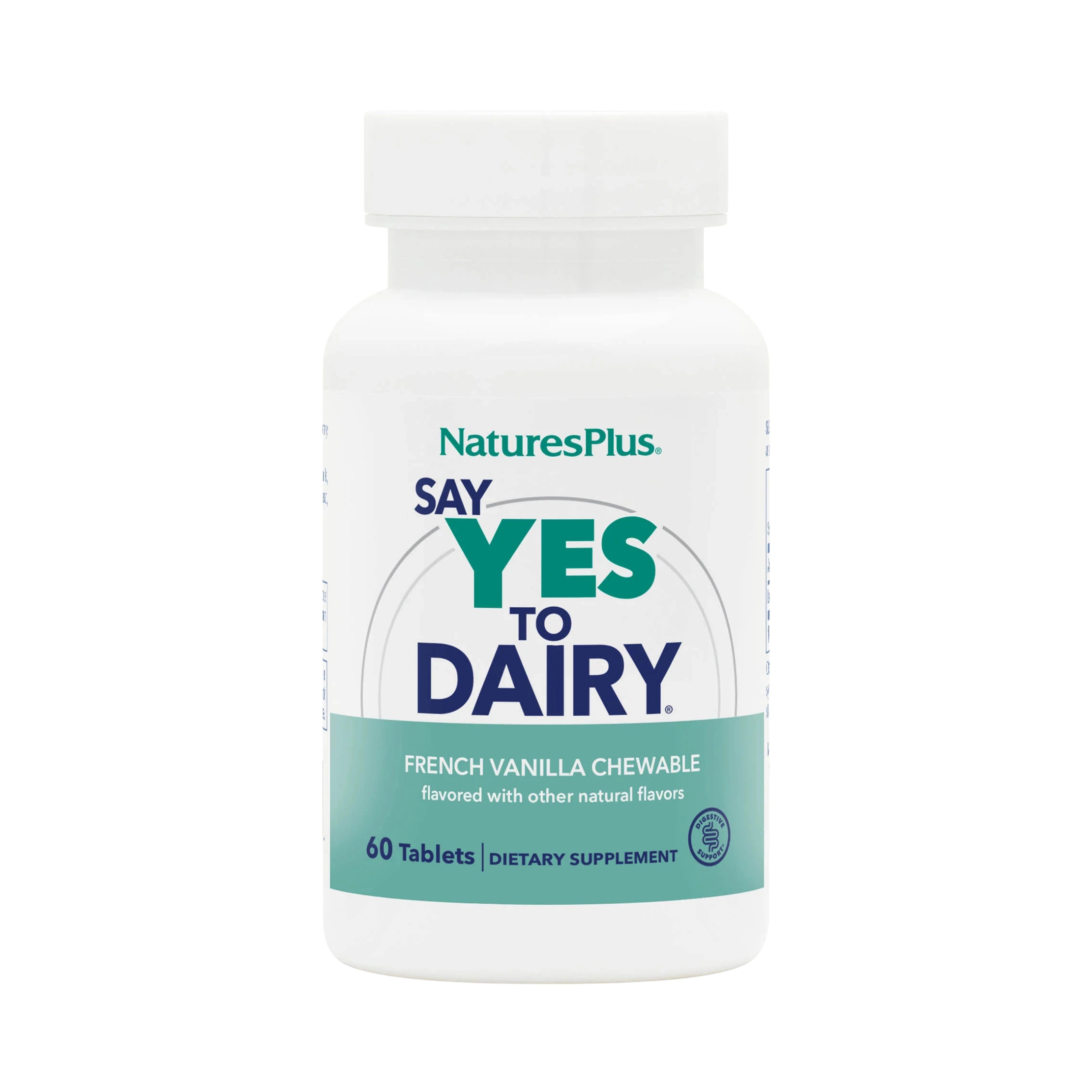 NaturesPlus, Say Yes to Dairy, French Vanilla, 60 Tablets