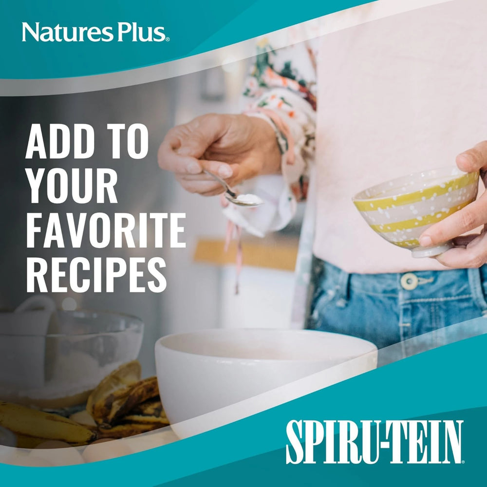 NaturesPlus, Simply Natural SPIRU-TEIN Shake, Unsweetened Chocolate, 0.82 Lb