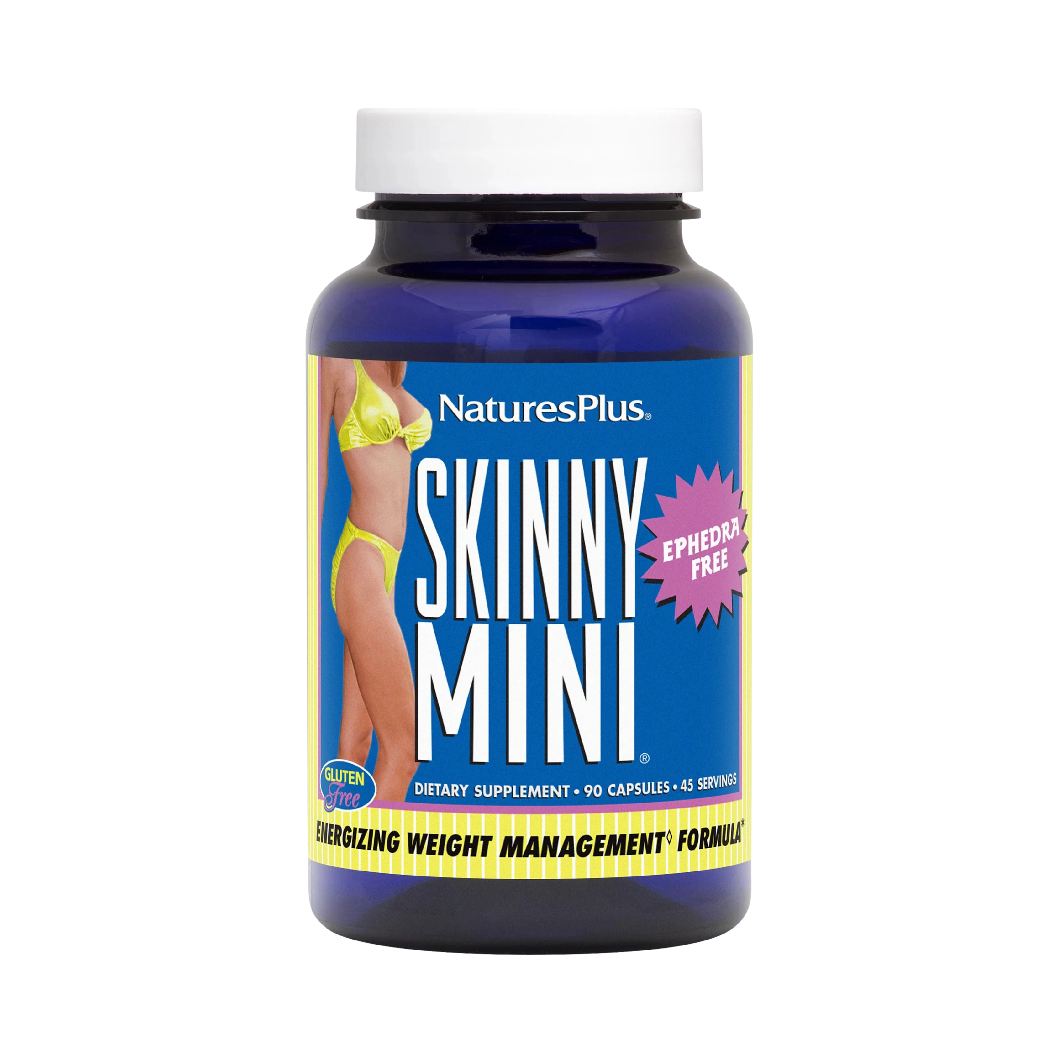 NaturesPlus, Skinny Mini, 90 Vegetarian Capsules