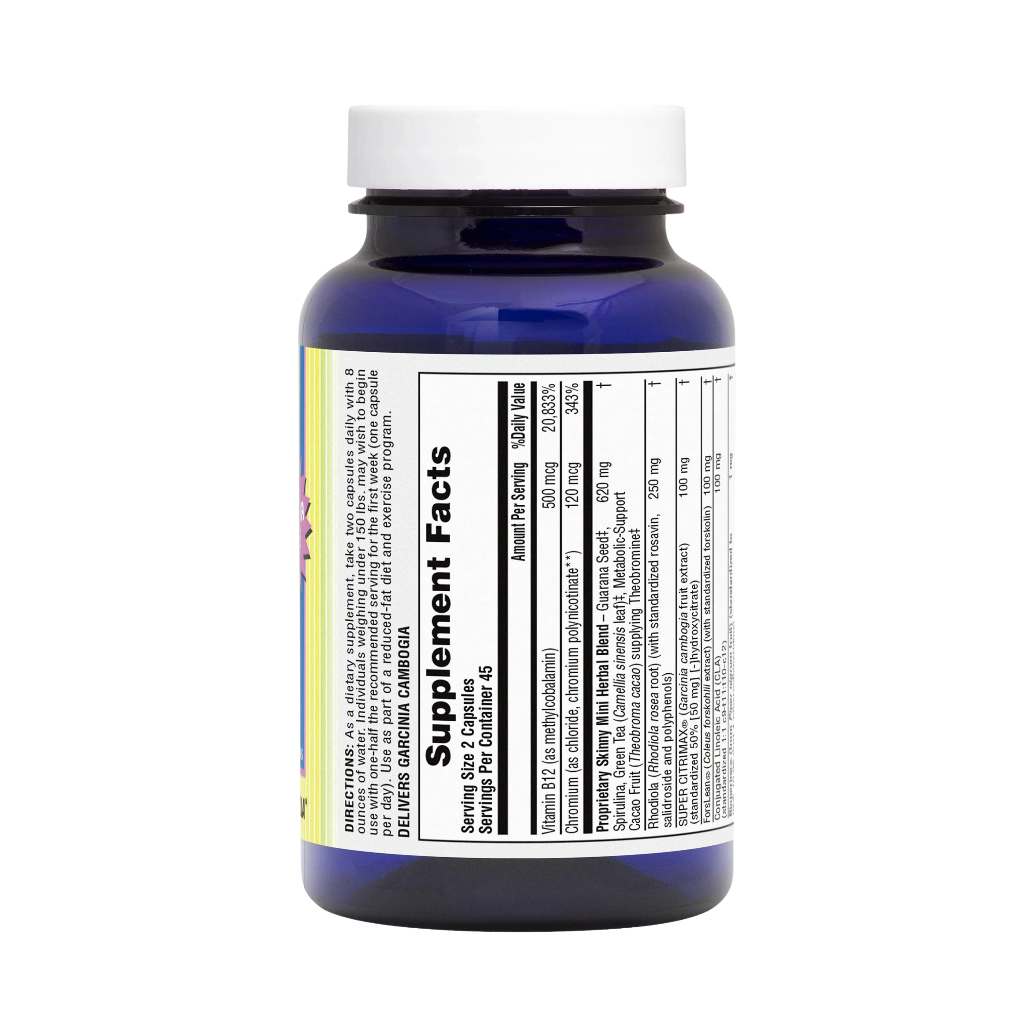 NaturesPlus, Skinny Mini, 90 Vegetarian Capsules