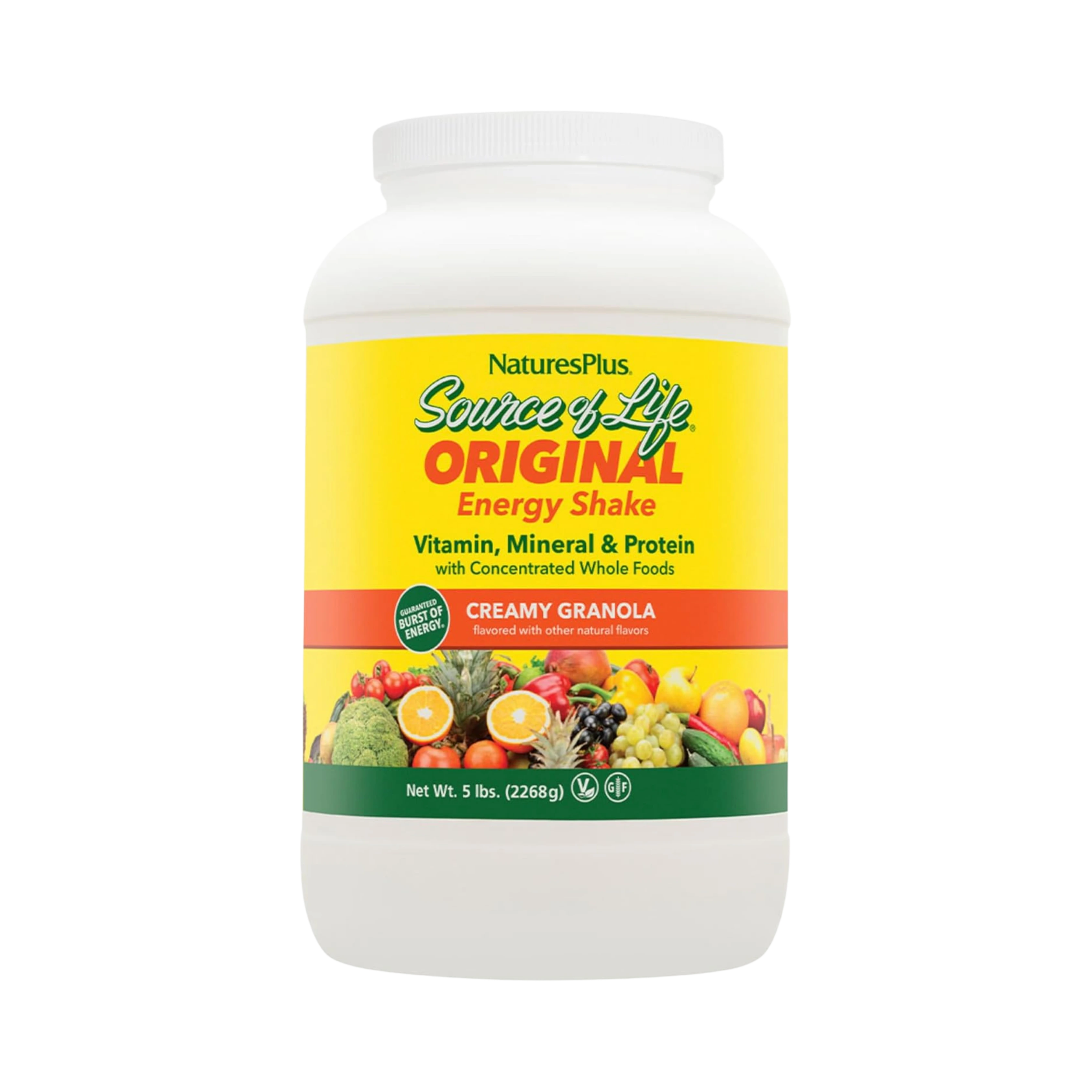 NaturesPlus, Source of Life Energy Shake, 5 Lbs