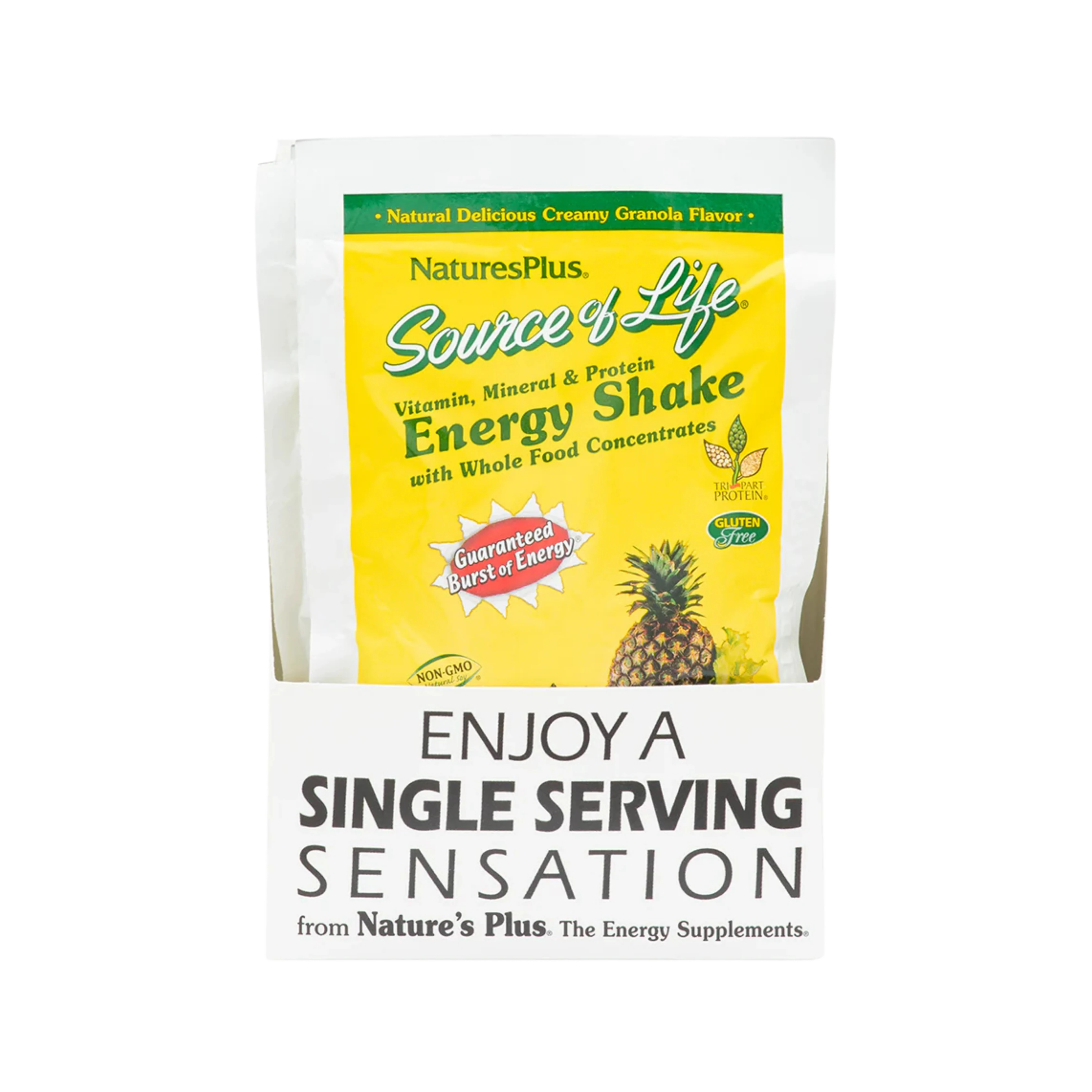 NaturesPlus, Source of Life Energy Shake Packets, 8 Pack