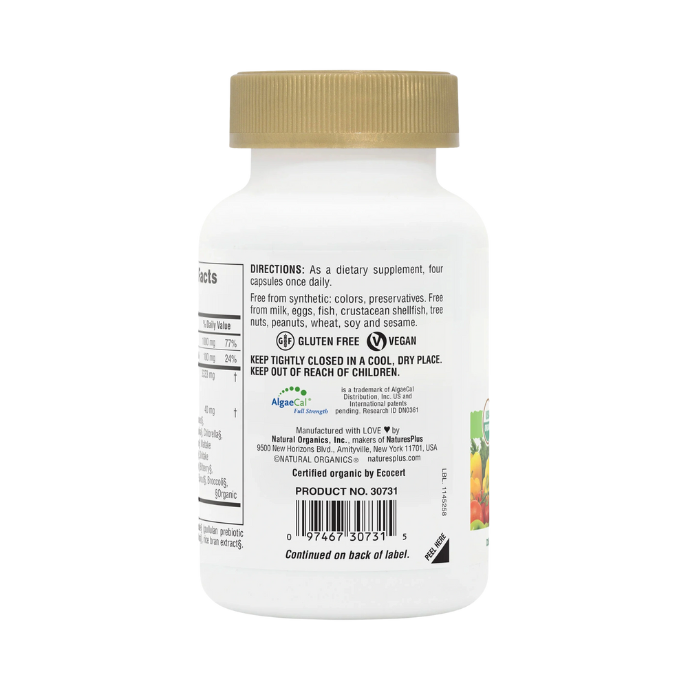 NaturesPlus, Source of Life, Garden, Calcium, 120 Vegan Capsules