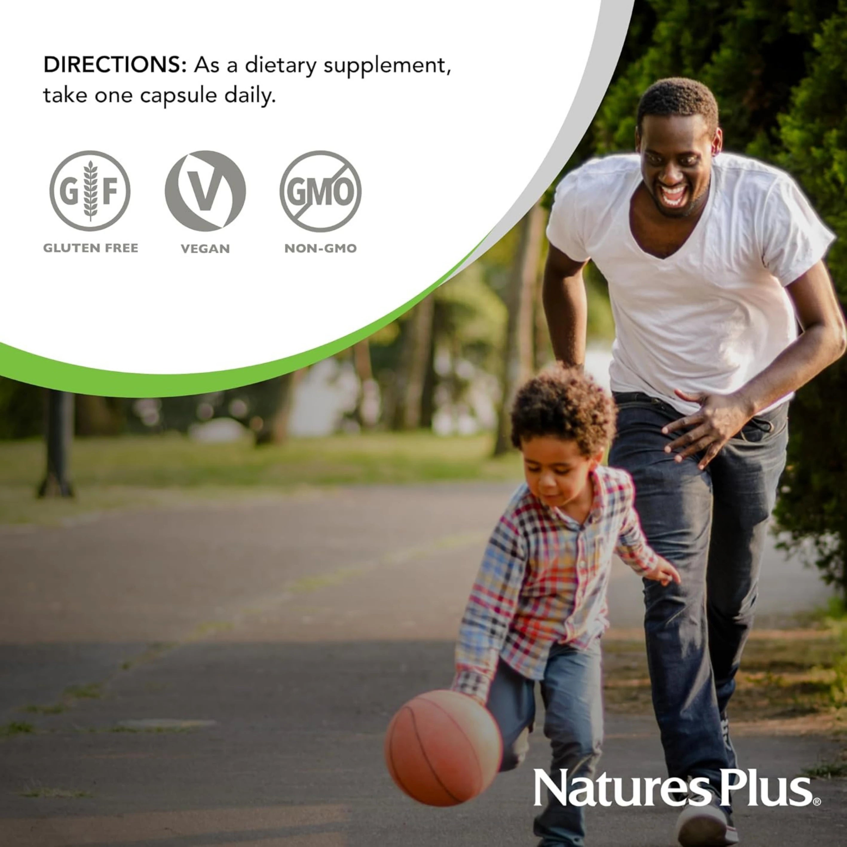 NaturesPlus, Source of Life, Garden, Folate, 60 Vegan Capsules