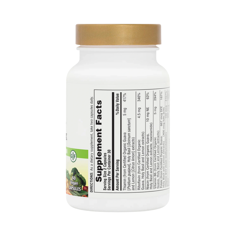 NaturesPlus, Source of Life Garden, Organic B-Complex, 60 Vegan Capsules