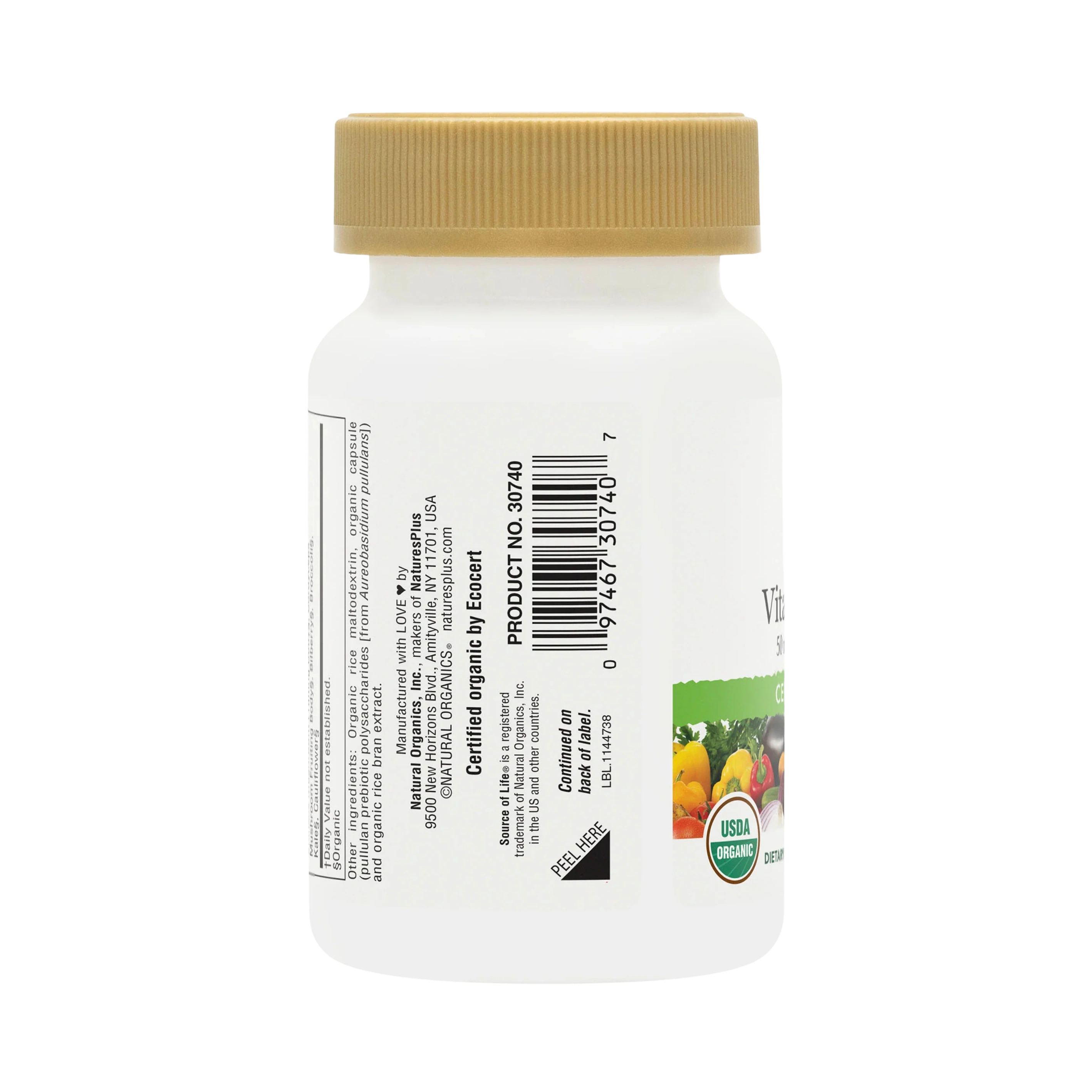 NaturesPlus, Source of Life Garden, Vit D3 & K2, 60 Vegan Capsules