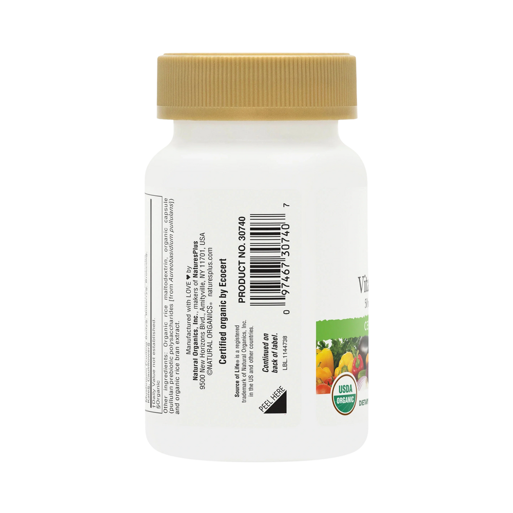NaturesPlus, Source of Life Garden, Vit D3 & K2, 60 Vegan Capsules