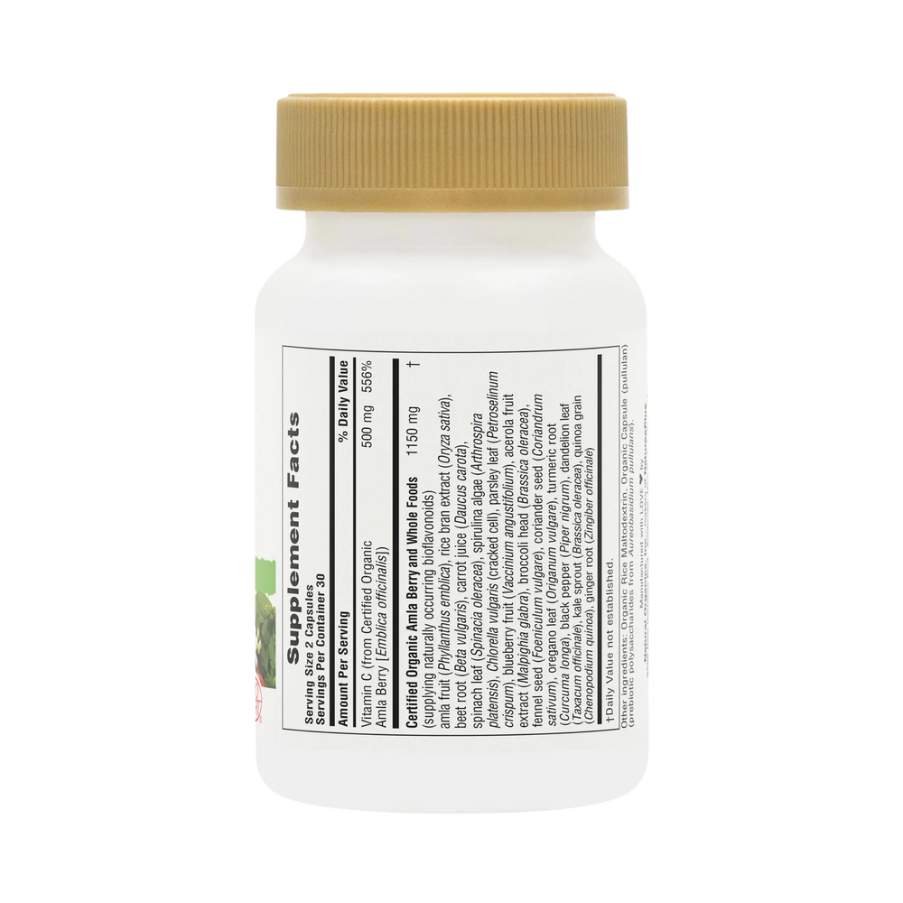 NaturesPlus, Source of Life Garden, Vitamin C, 60 Vegan Capsules