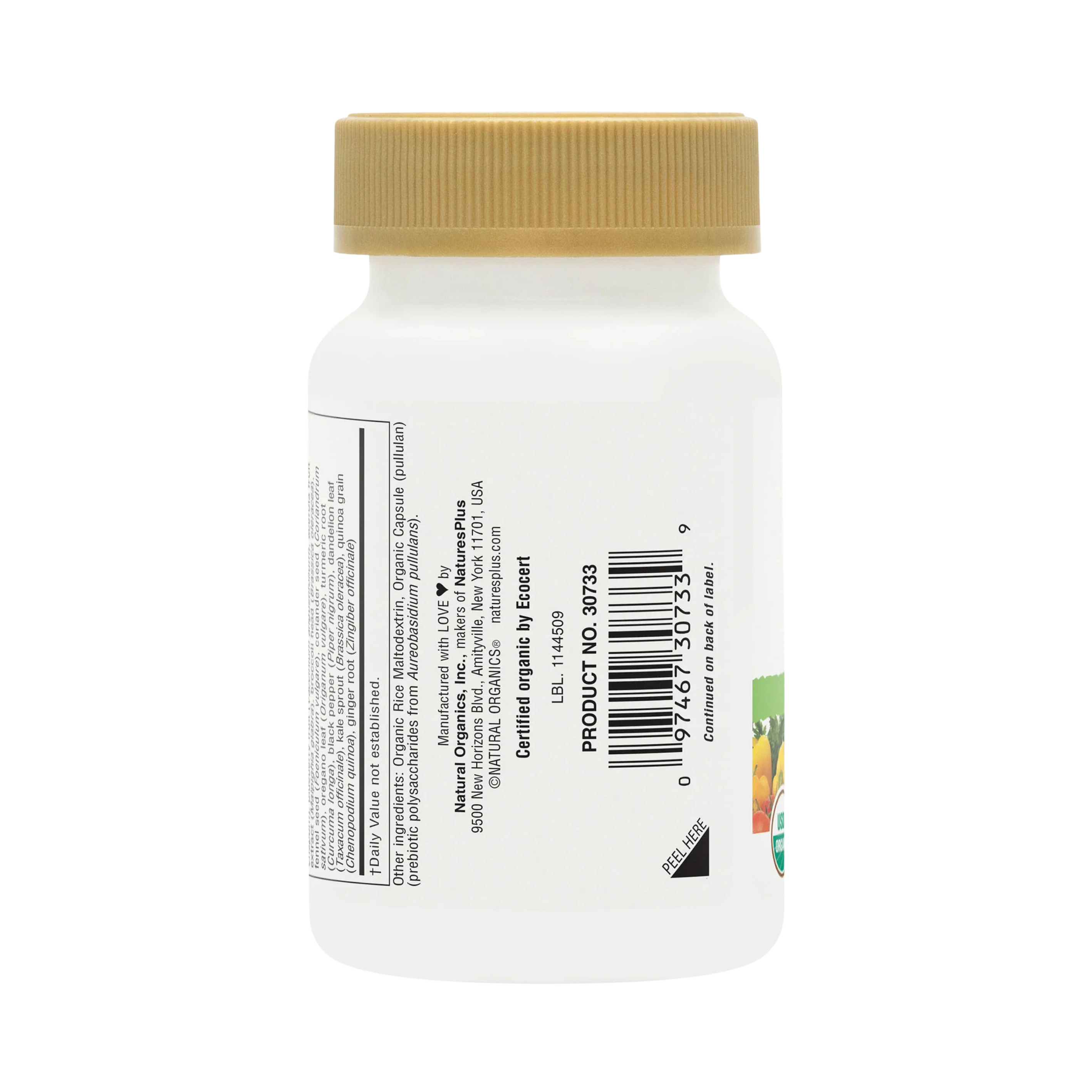 NaturesPlus, Source of Life Garden, Vitamin C, 60 Vegan Capsules