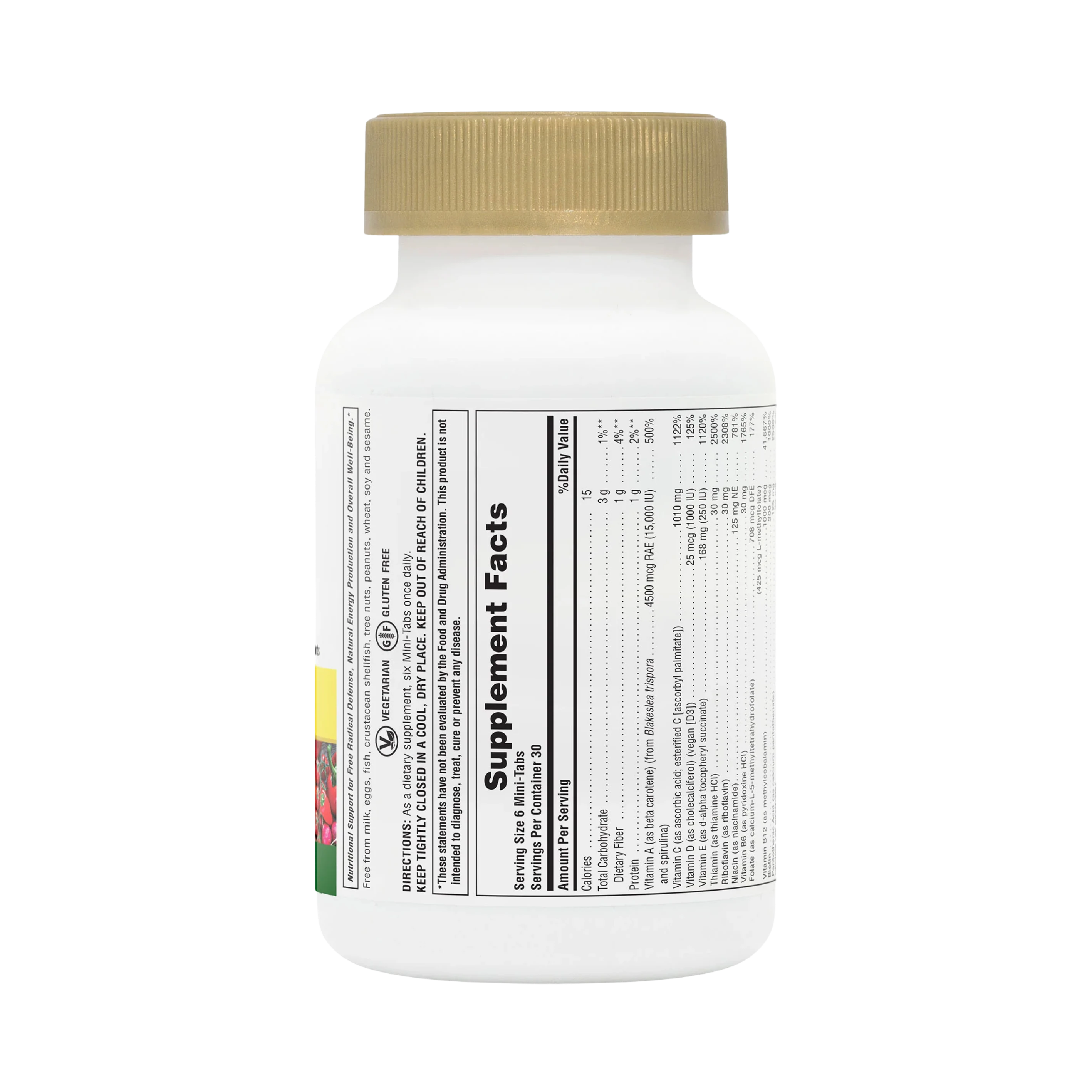 NaturesPlus, Source of Life, Gold, The Ultimate Multivitamin Supplement, 180 Mini-Tabs