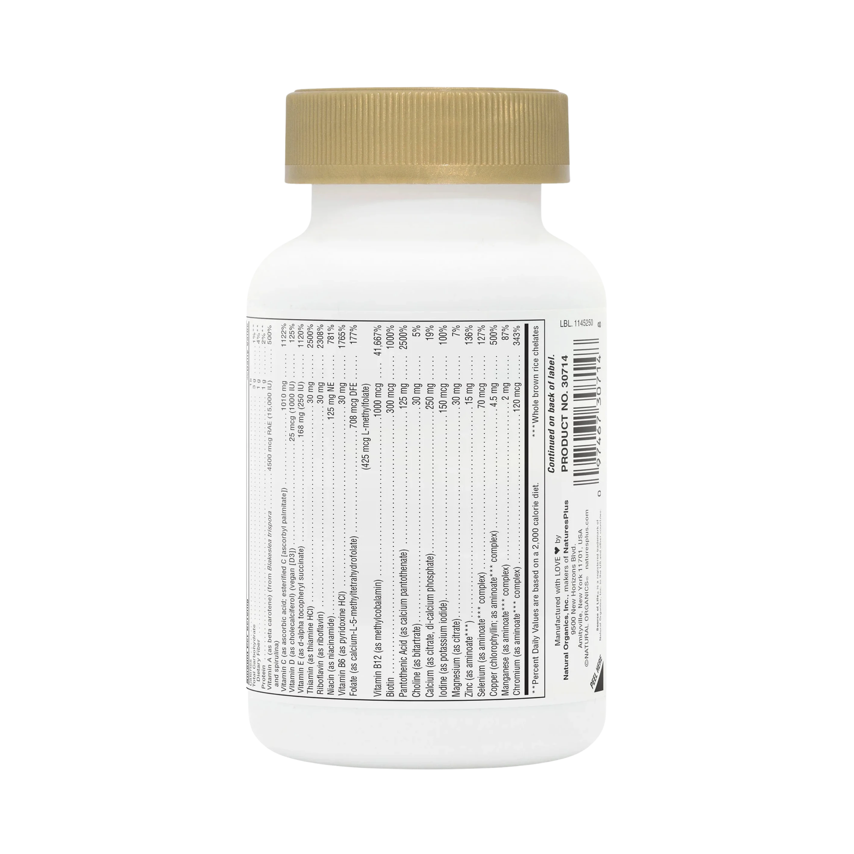 NaturesPlus, Source of Life, Gold, The Ultimate Multivitamin Supplement, 180 Mini-Tabs