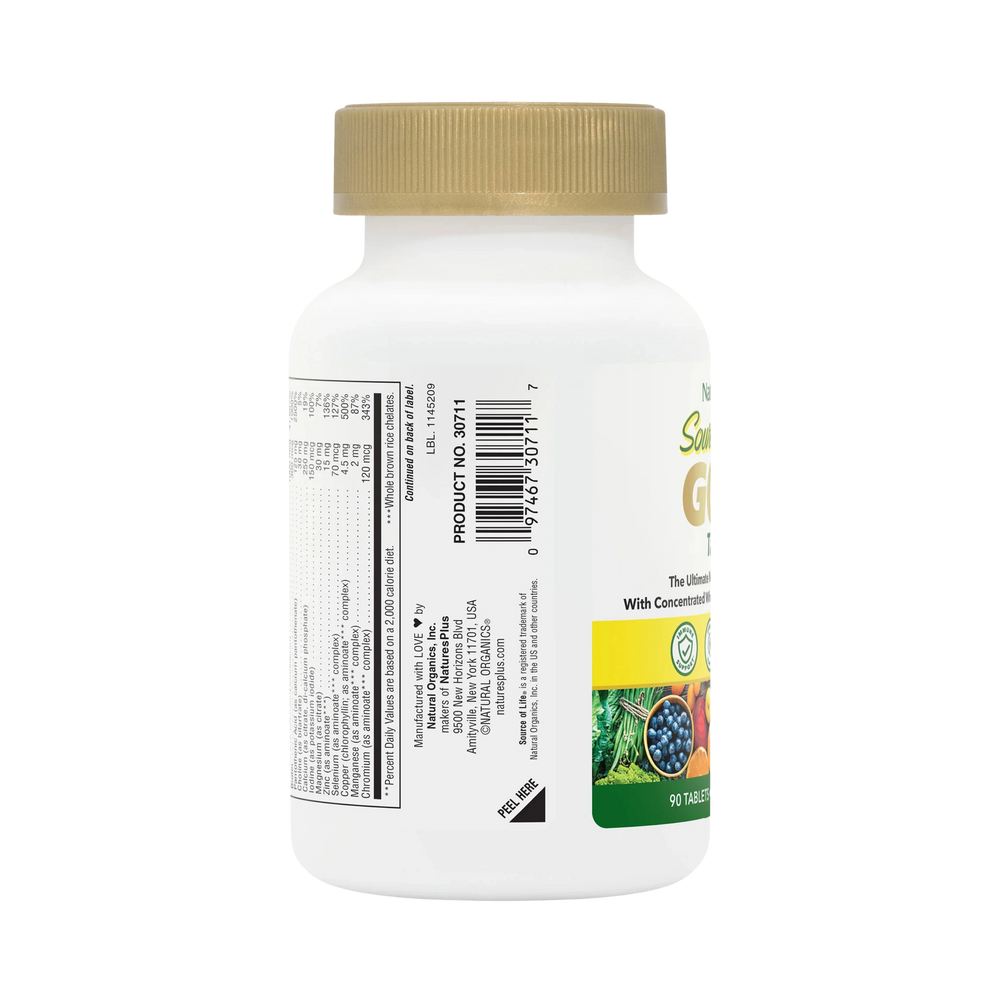 NaturesPlus, Source of Life, Gold, The Ultimate Multivitamin Supplement, 90 Tablets