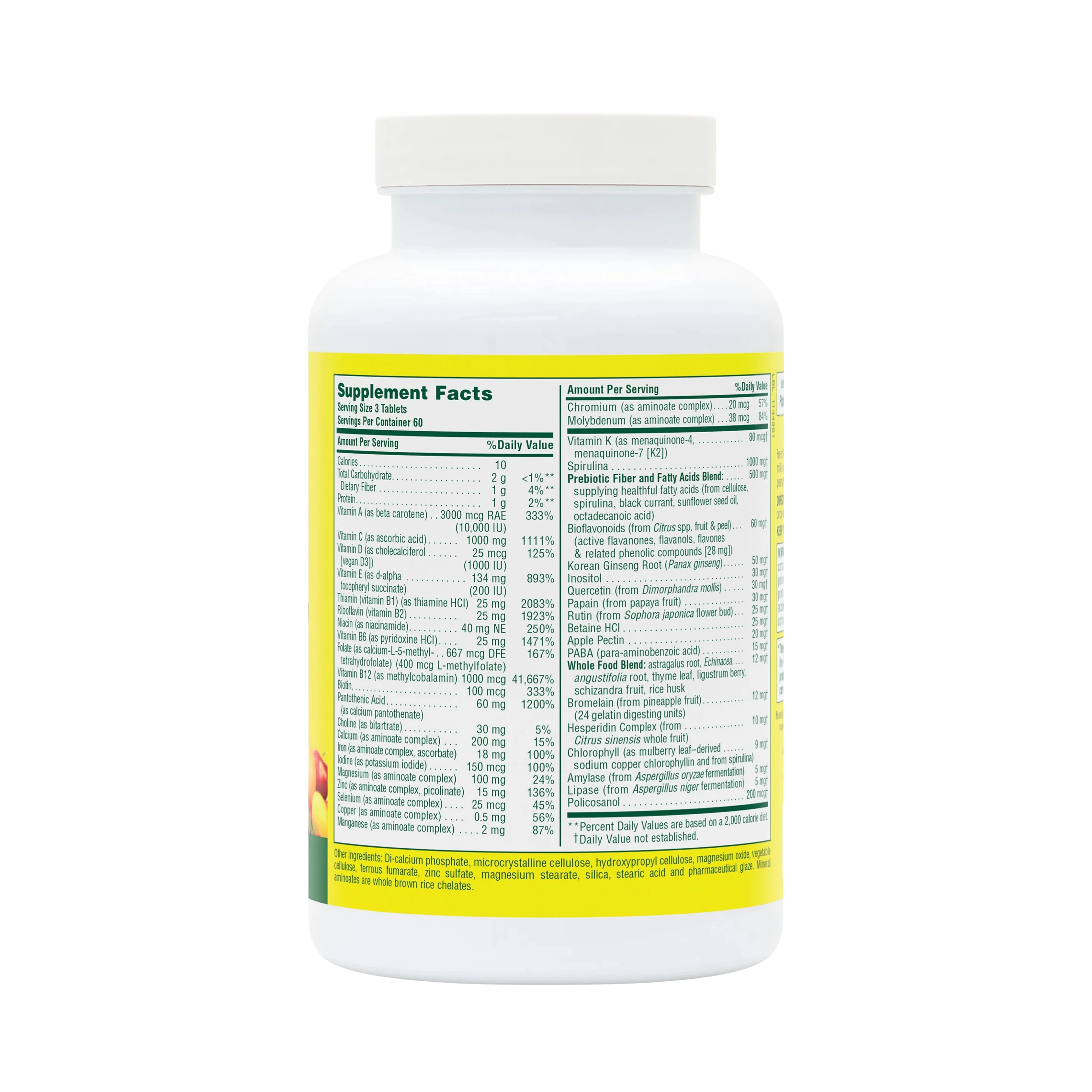 NaturesPlus, Source of Life, Multi-Vitamin & Mineral Supplement, 180 Tablets