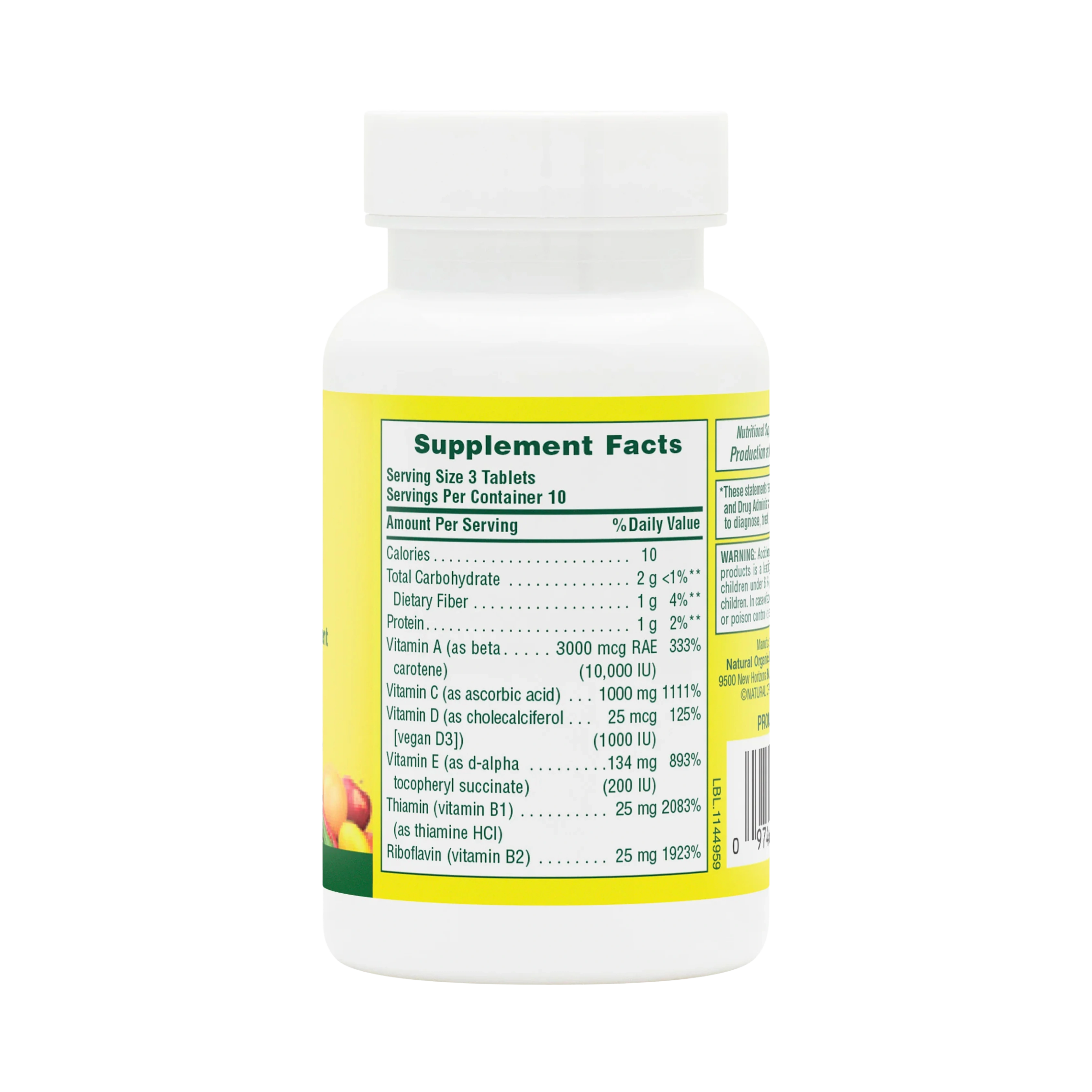 NaturesPlus, Source of Life, Multi-Vitamin & Mineral Supplement, 30 Tablets