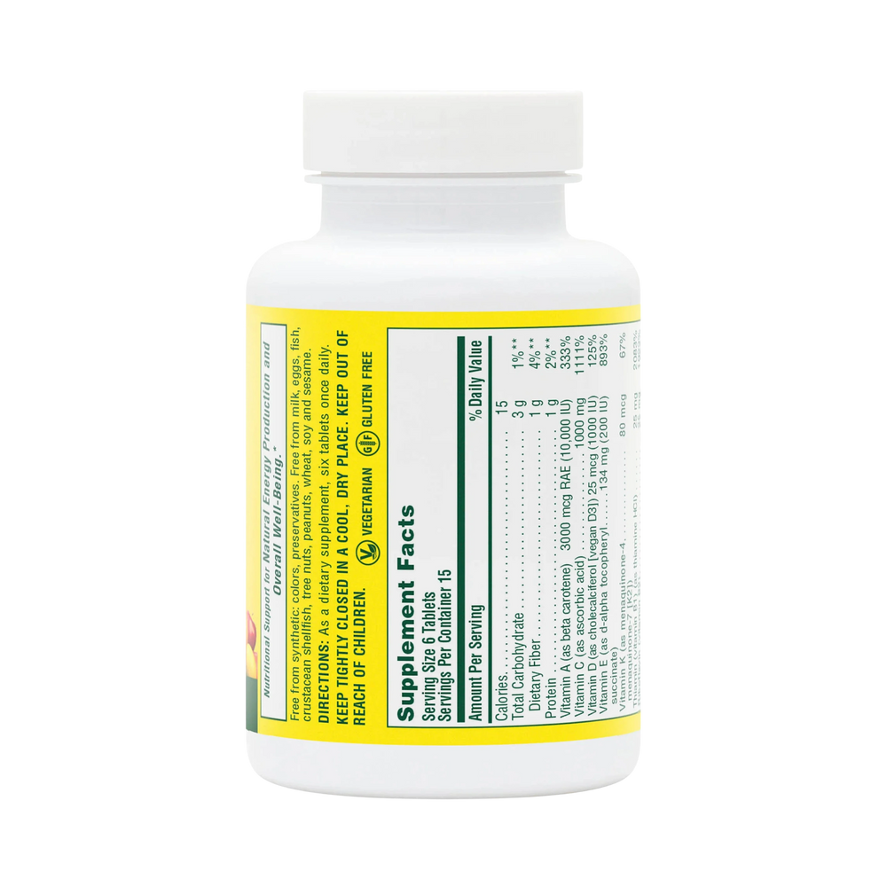 NaturesPlus, Source of Life, Original Mini-Tabs, Multivitamin & Mineral Supplement, Iron Free, 90 Tablets