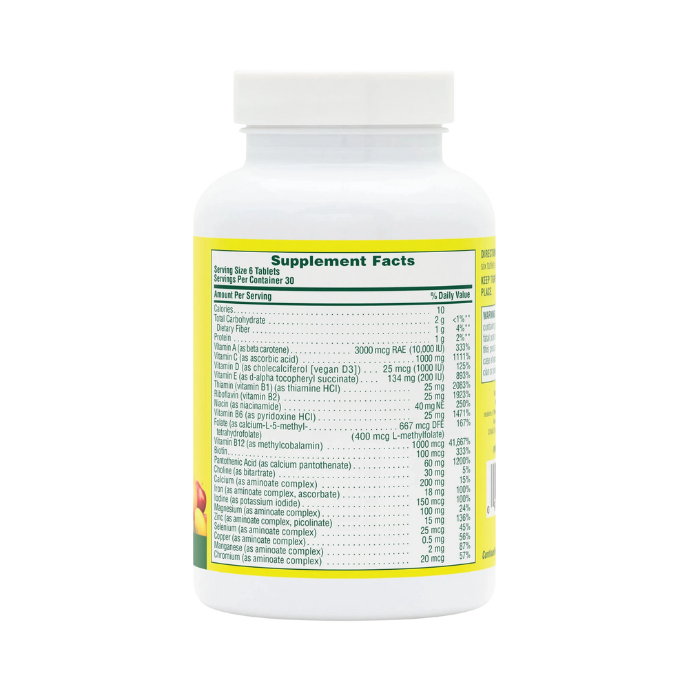 NaturesPlus, Source of Life, Original Mini-Tabs, Multivitamin & Mineral Supplement with Concentrated Whole Foods, 180 Tablets
