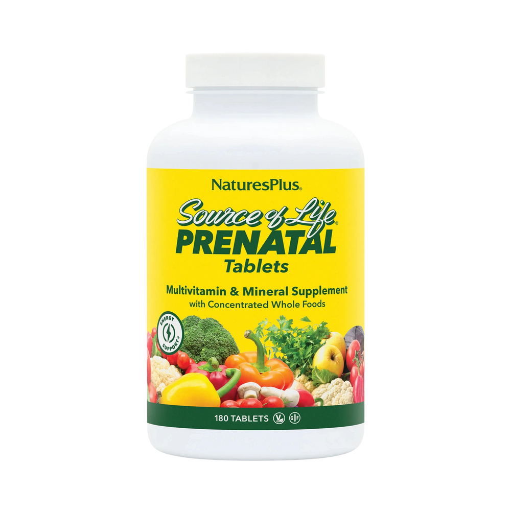 NaturesPlus, Source of Life Prenatal, 180 Tablets