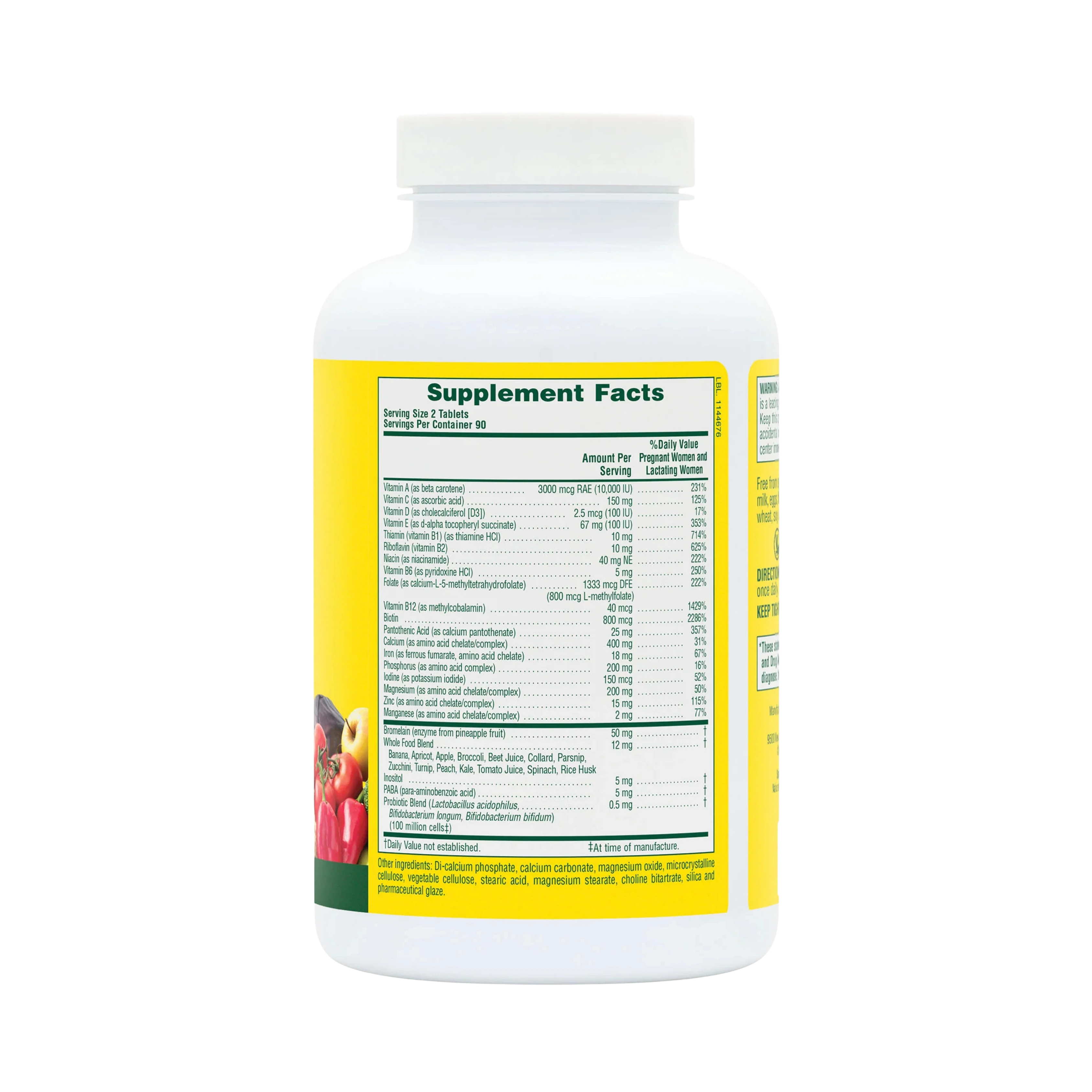NaturesPlus, Source of Life Prenatal, 180 Tablets