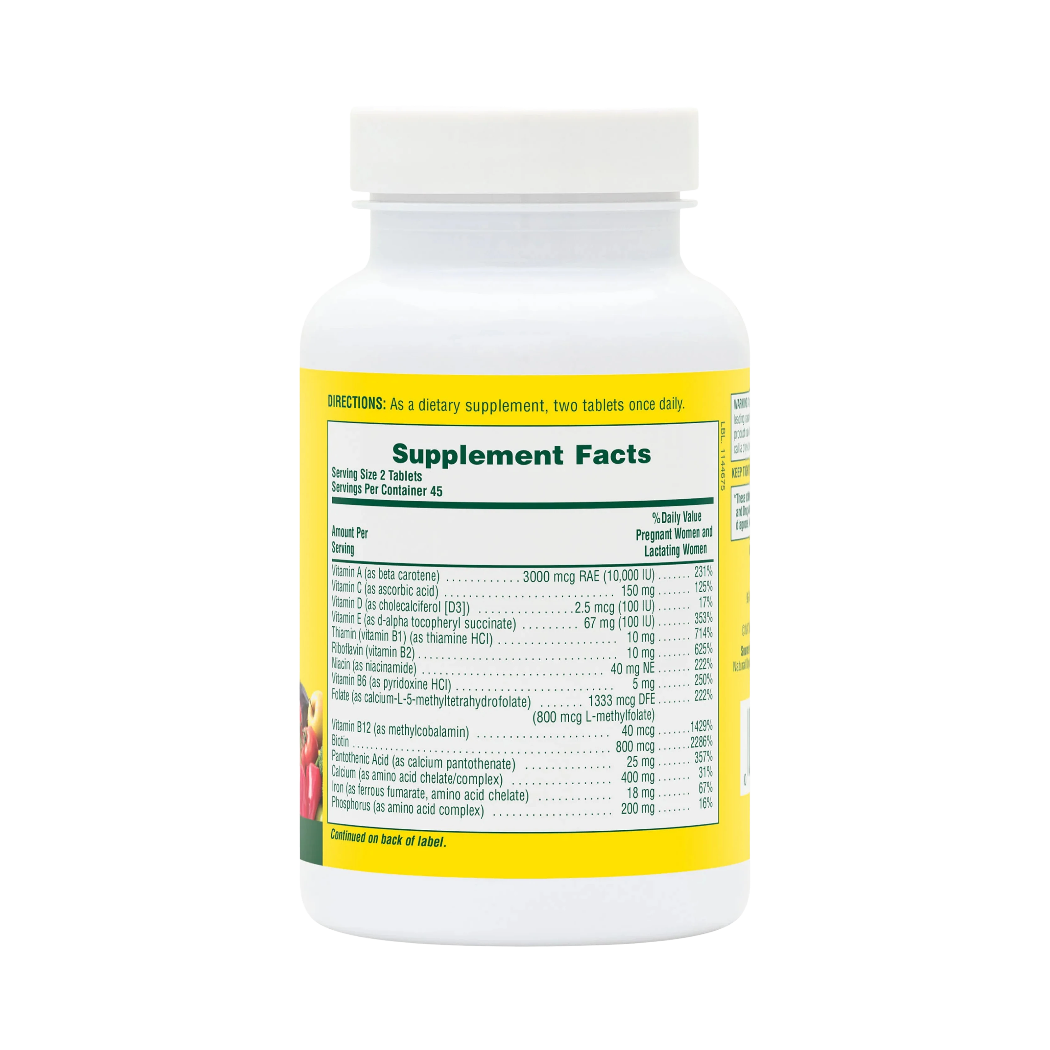 NaturesPlus, Source of Life Prenatal, 90 Tablets
