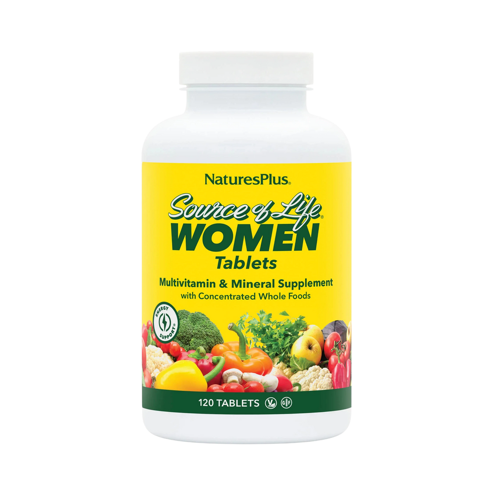 NaturesPlus, Source of Life, Women, Multivitamin & Mineral Supplement with Concentrated Whole Foods , 120 Tablets