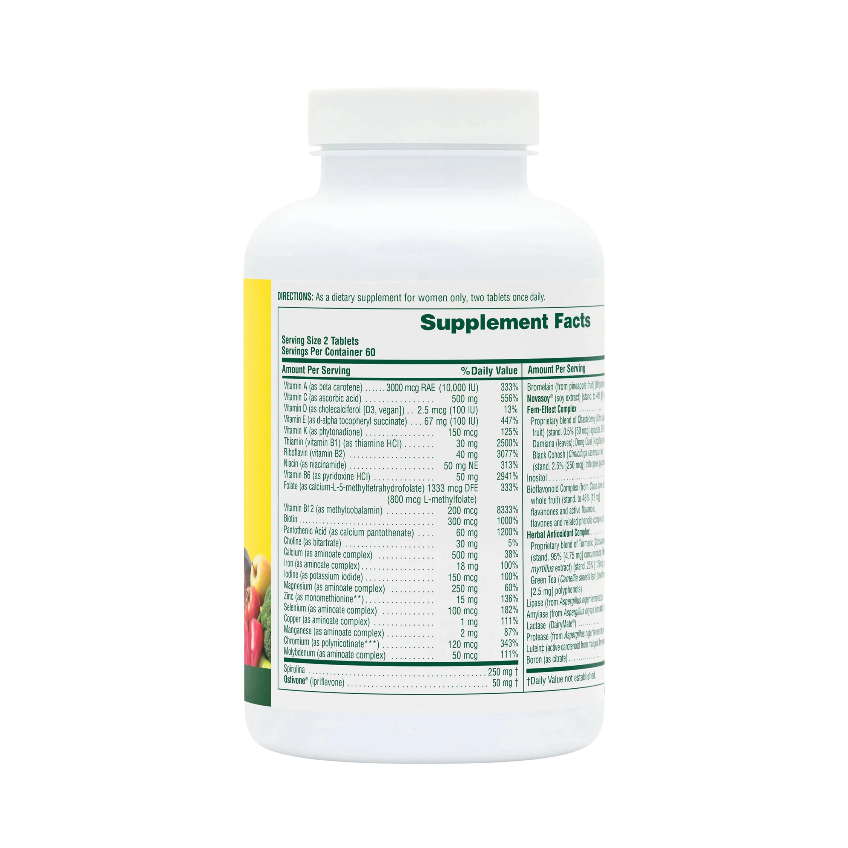 NaturesPlus, Source of Life, Women, Multivitamin & Mineral Supplement with Concentrated Whole Foods , 120 Tablets