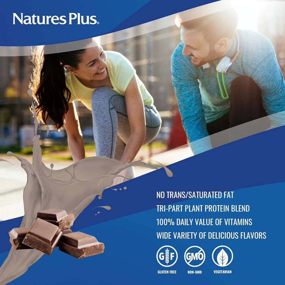 NaturesPlus, SPIRU-TEIN, Chocolate, 8 Total Packets