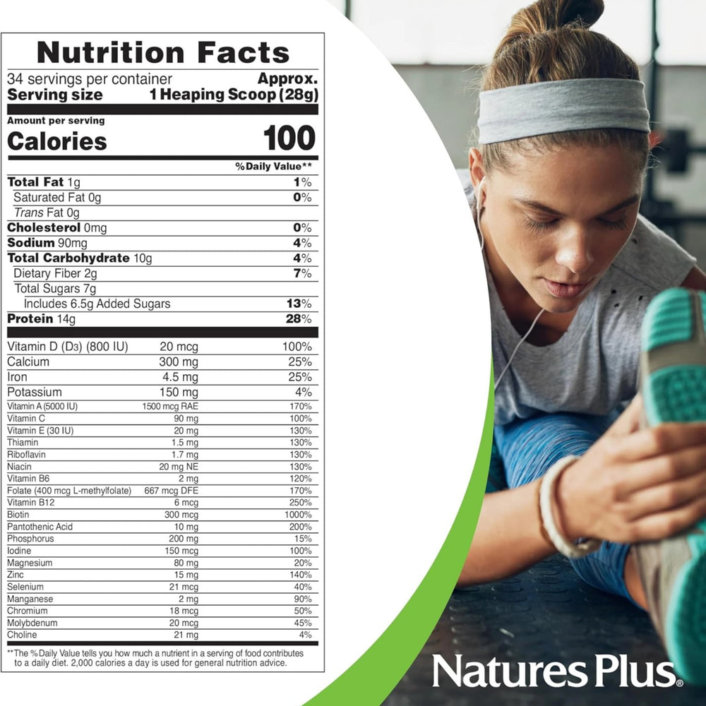 NaturesPlus, Spiru-Tein, High Protein Energy Meal, Chocolate, 2.1 Lbs