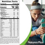 NaturesPlus, Spiru-Tein, Protein Powder Meal, Unsweetened, Vanilla, 1.62 Lbs
