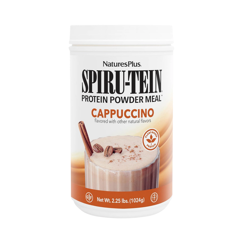 NaturesPlus, SPIRU-TEIN Shake, Cappuccino Flavor, 2.25 Lbs