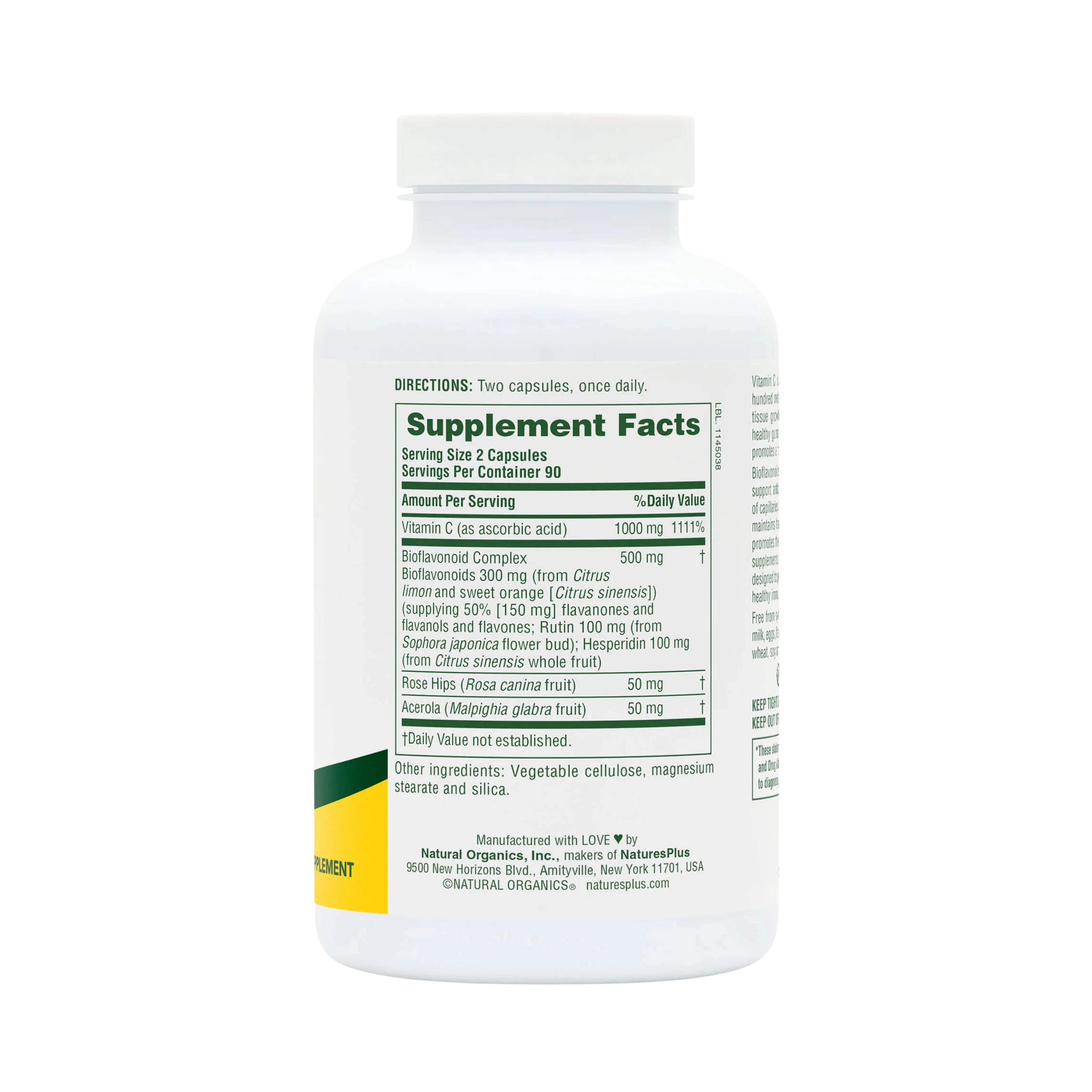 NaturesPlus, Super C Complex, 180 Capsules